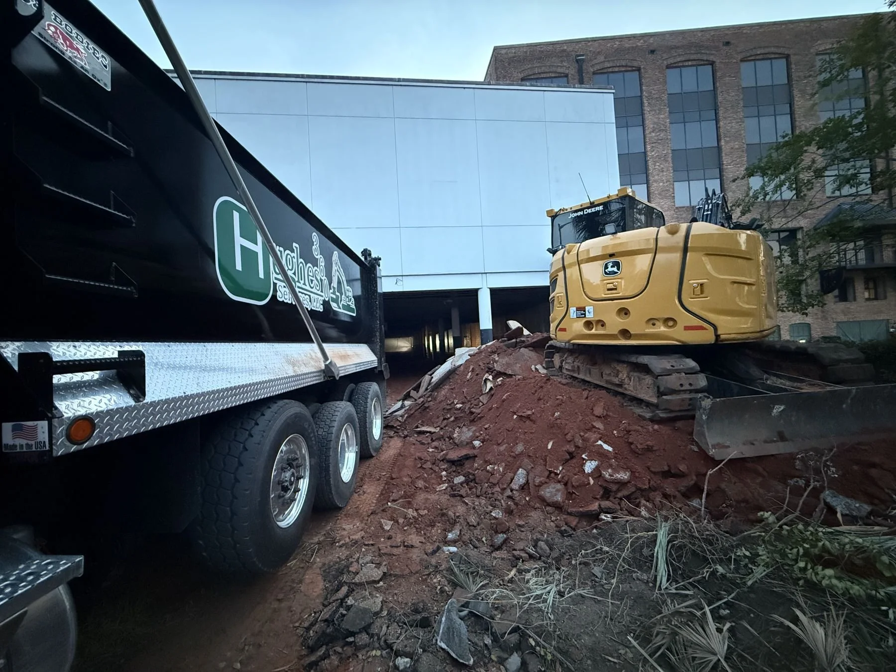 Downtown Mobile YMCA site work by Hughes 360 Services