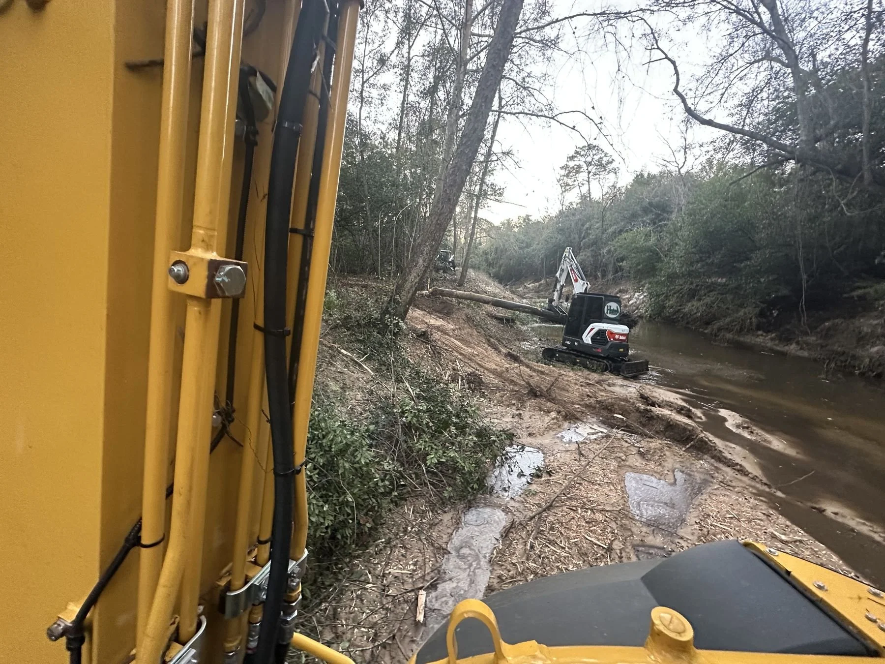 Creek and ditch clearing, Hughes 360 Services