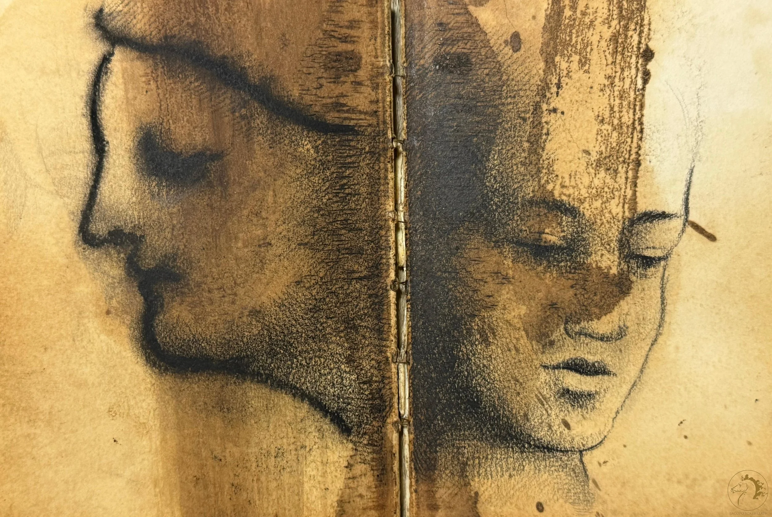 Disegno 5, 2016, Charcoal on Paper