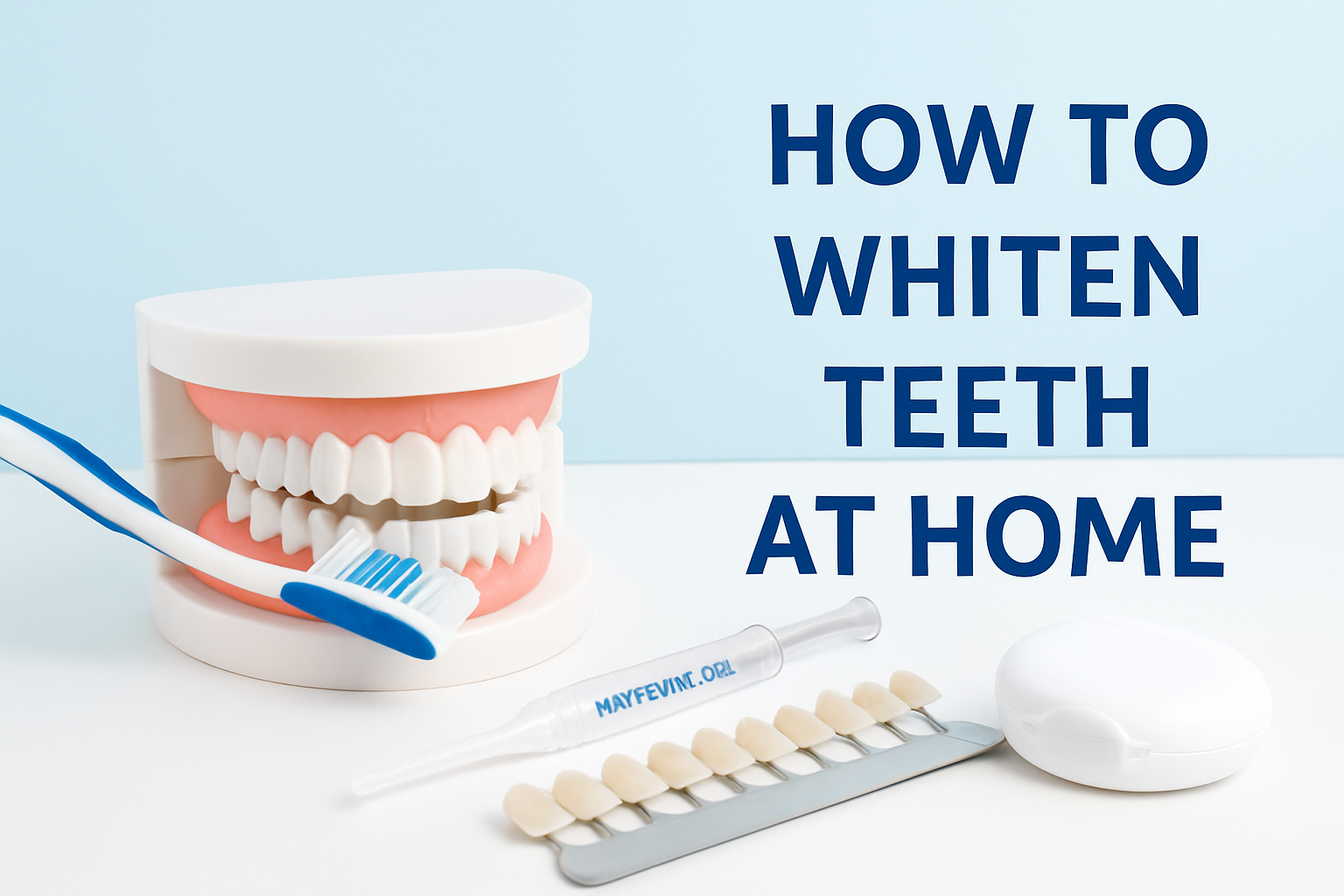 How to Whiten Teeth Safely at Home