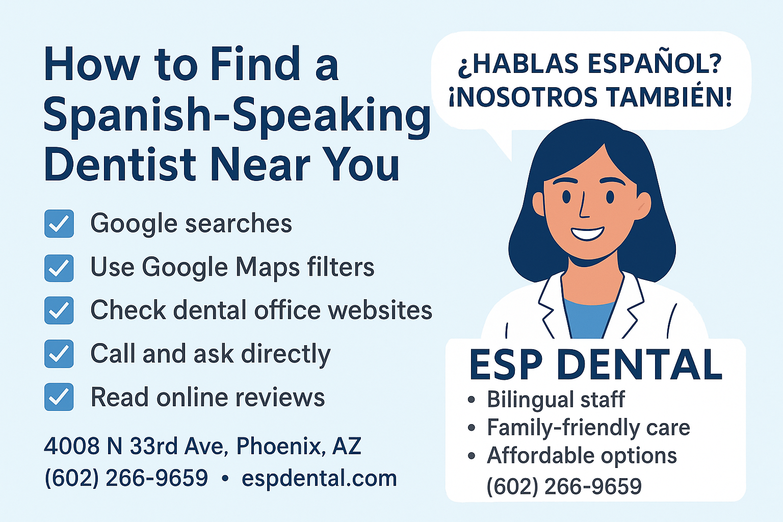 🦷 How to Find a Spanish Speaking Dentist Near You