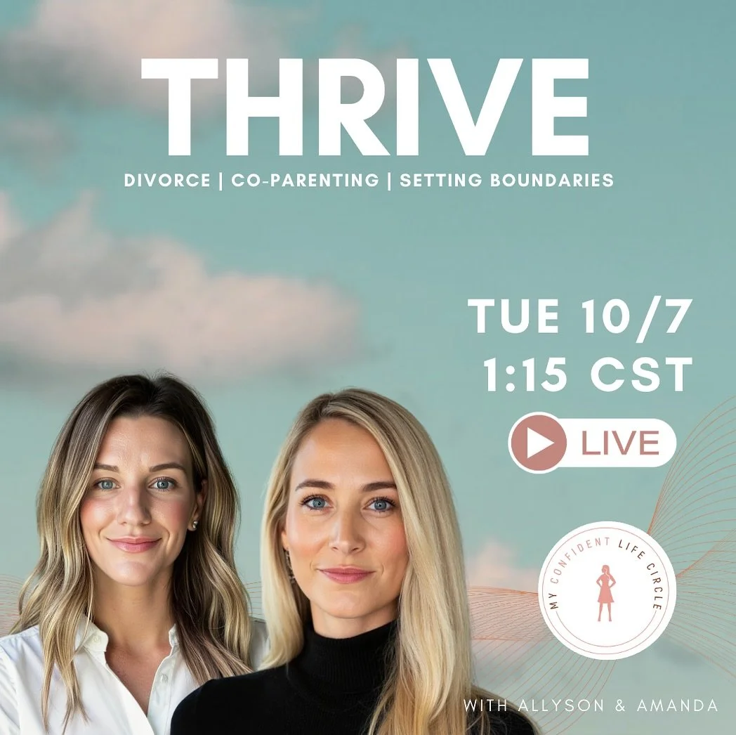 ✨ We&rsquo;re going LIVE in The Circle at 1:15 CST!
Today&rsquo;s topic: prep for divorce, co-parenting, and setting boundaries.

Click the link in my bio to join The Circle and hop into the live conversation. 💬

#DivorcePrep #CoParenting #Boundarie