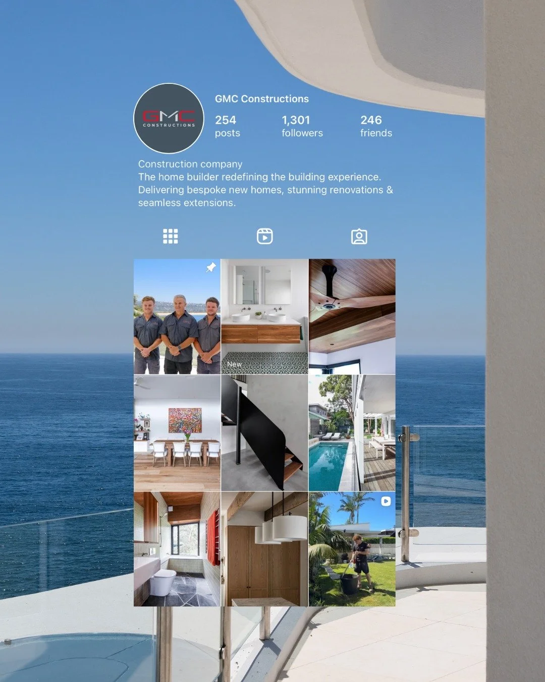 Since April 2024, we&rsquo;ve been managing GMC Constructions&rsquo; social presence across Instagram and Facebook &mdash; refining their content and strategy from the ground up. The result: 51% organic audience growth, driven by strategic content an