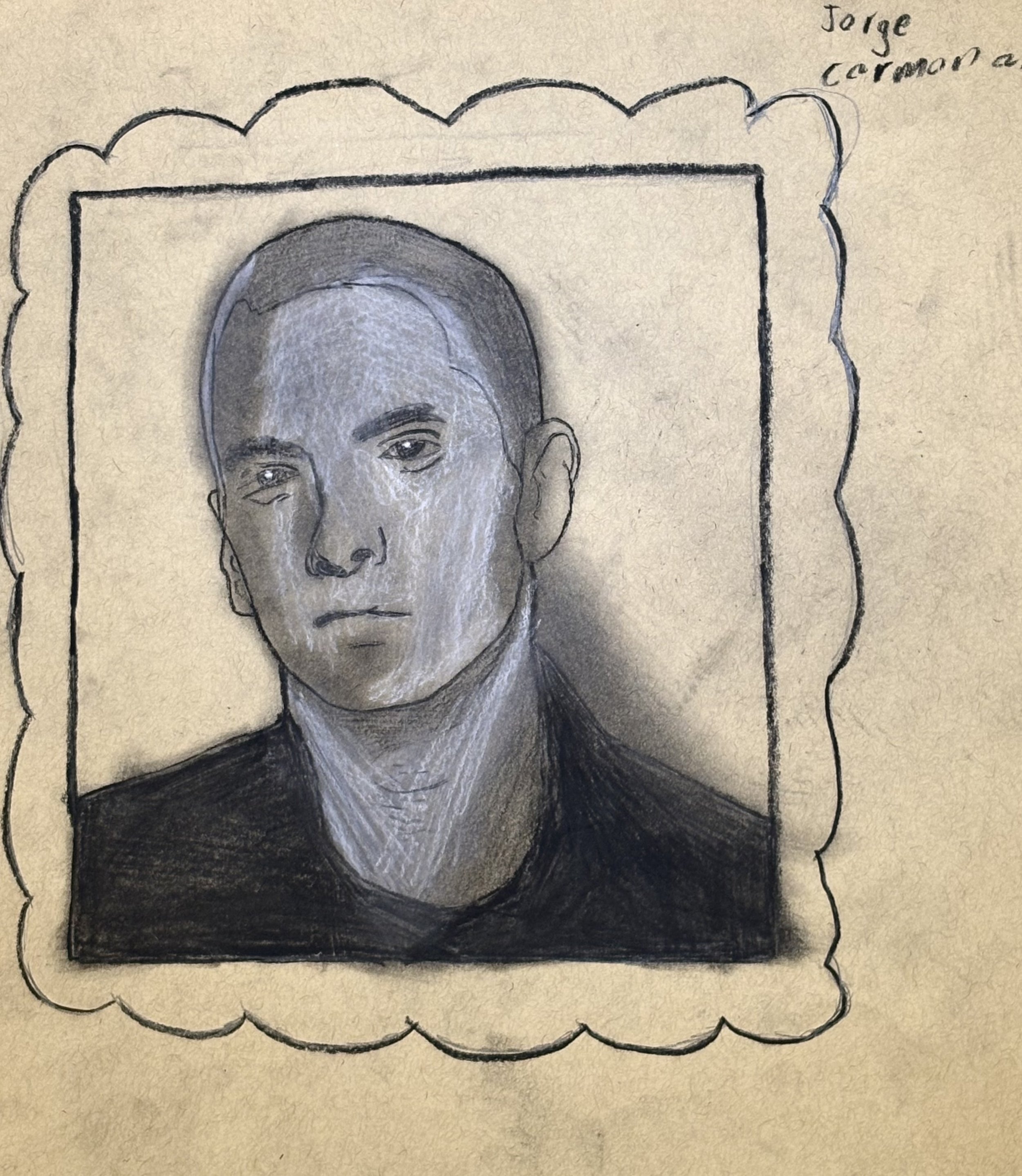  Jorge Carmona, Age 12, Charcoal, Seaside Clubhouse 