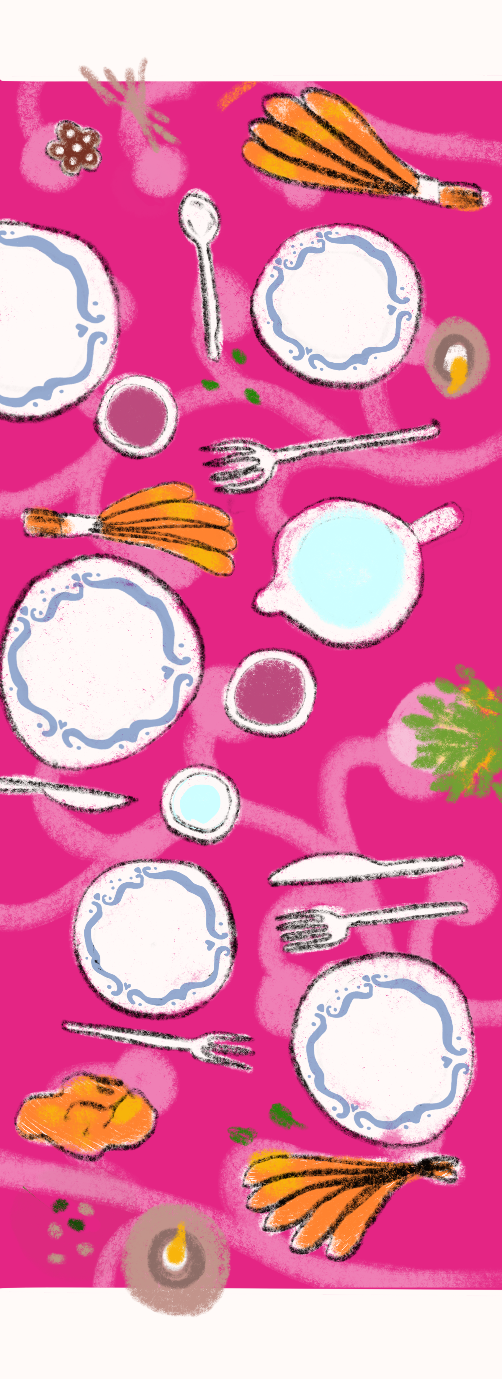 Joulupöytä – valitse kenen joulu (mobiili)