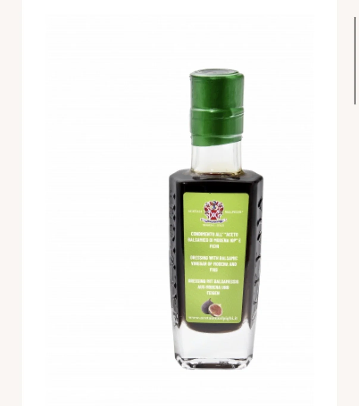 Fig Dressing with Balsamic Vinegar