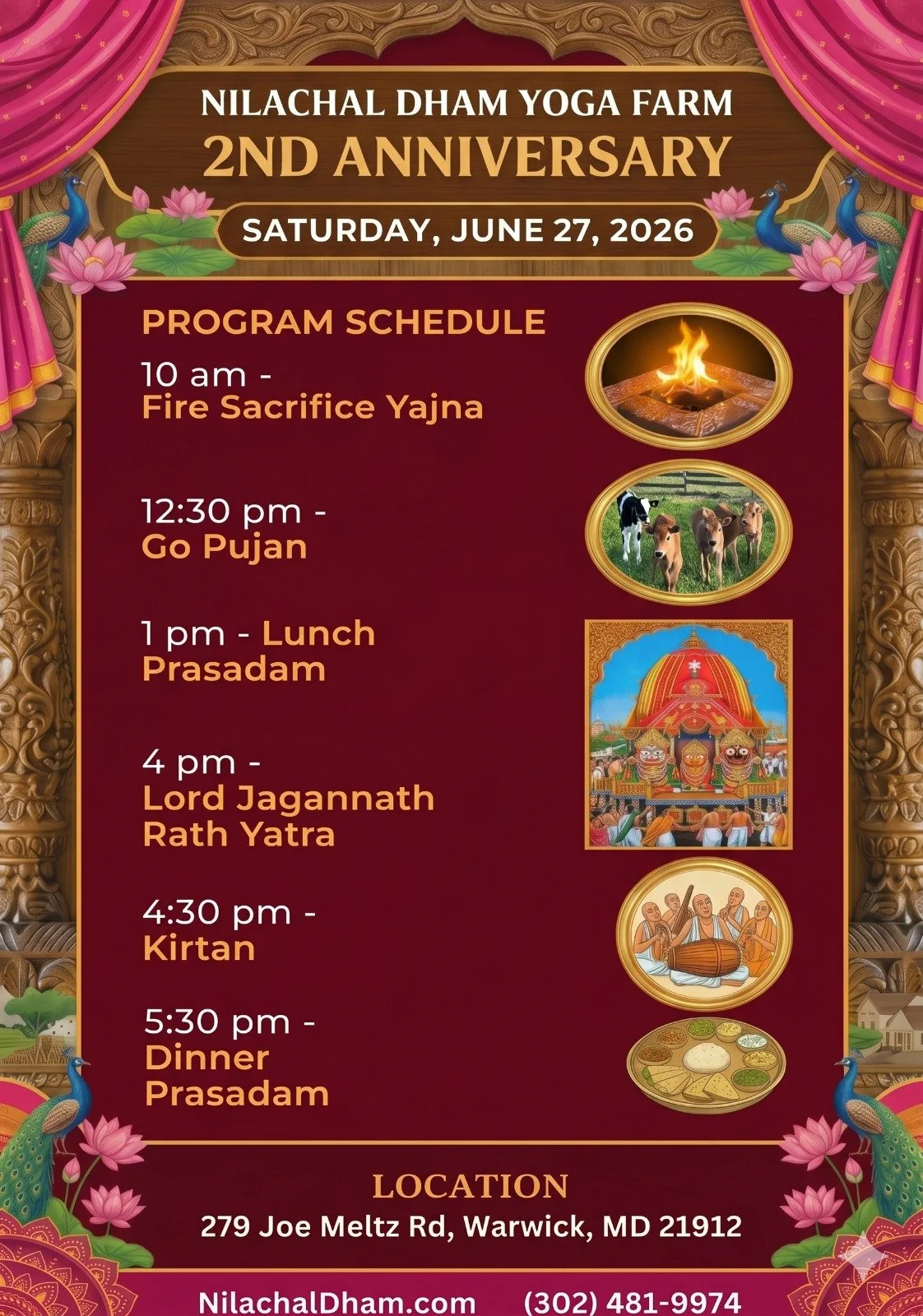 Nilachal Dham Yoga Farm 2nd Anniversary
