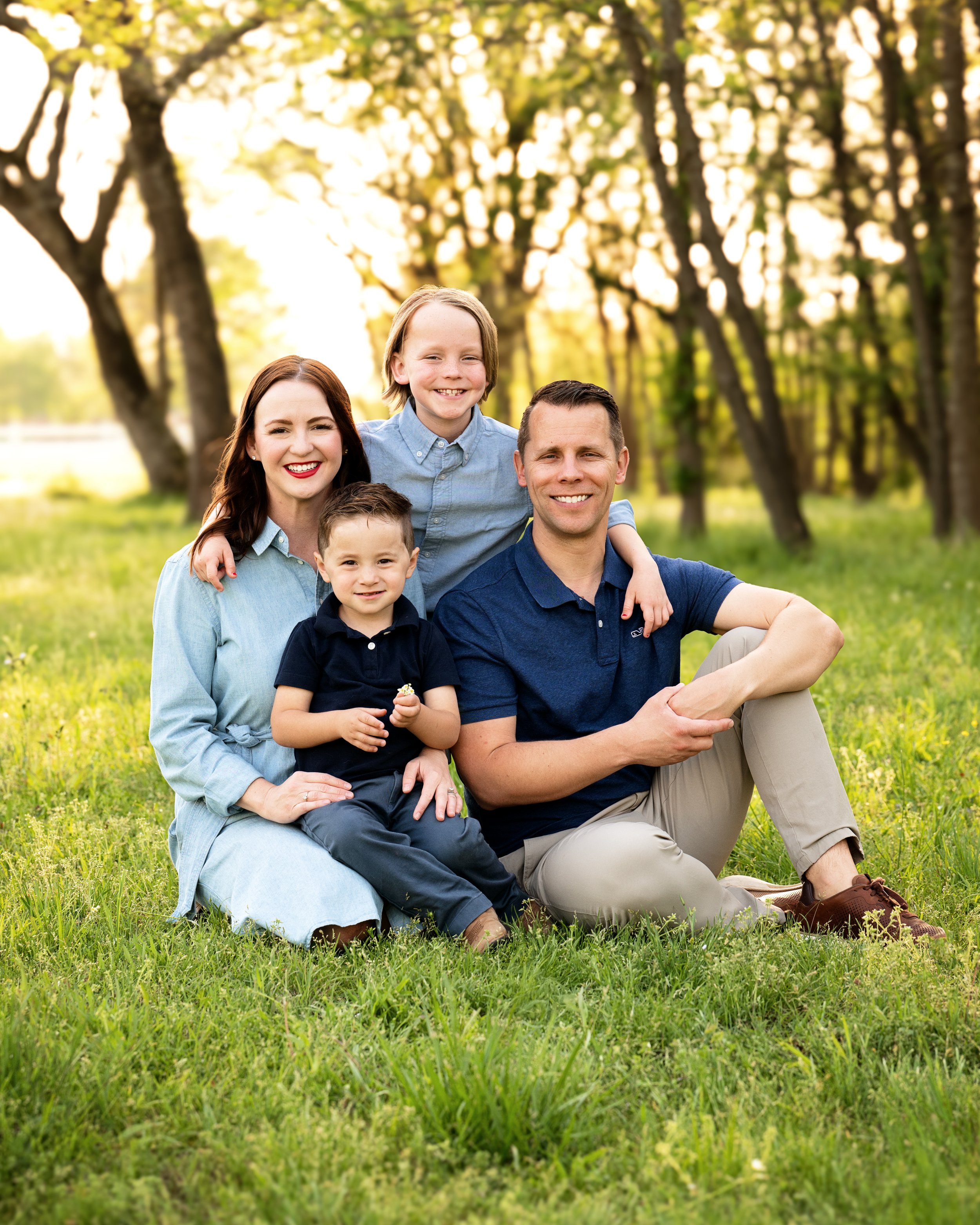 The Buckley Family at home