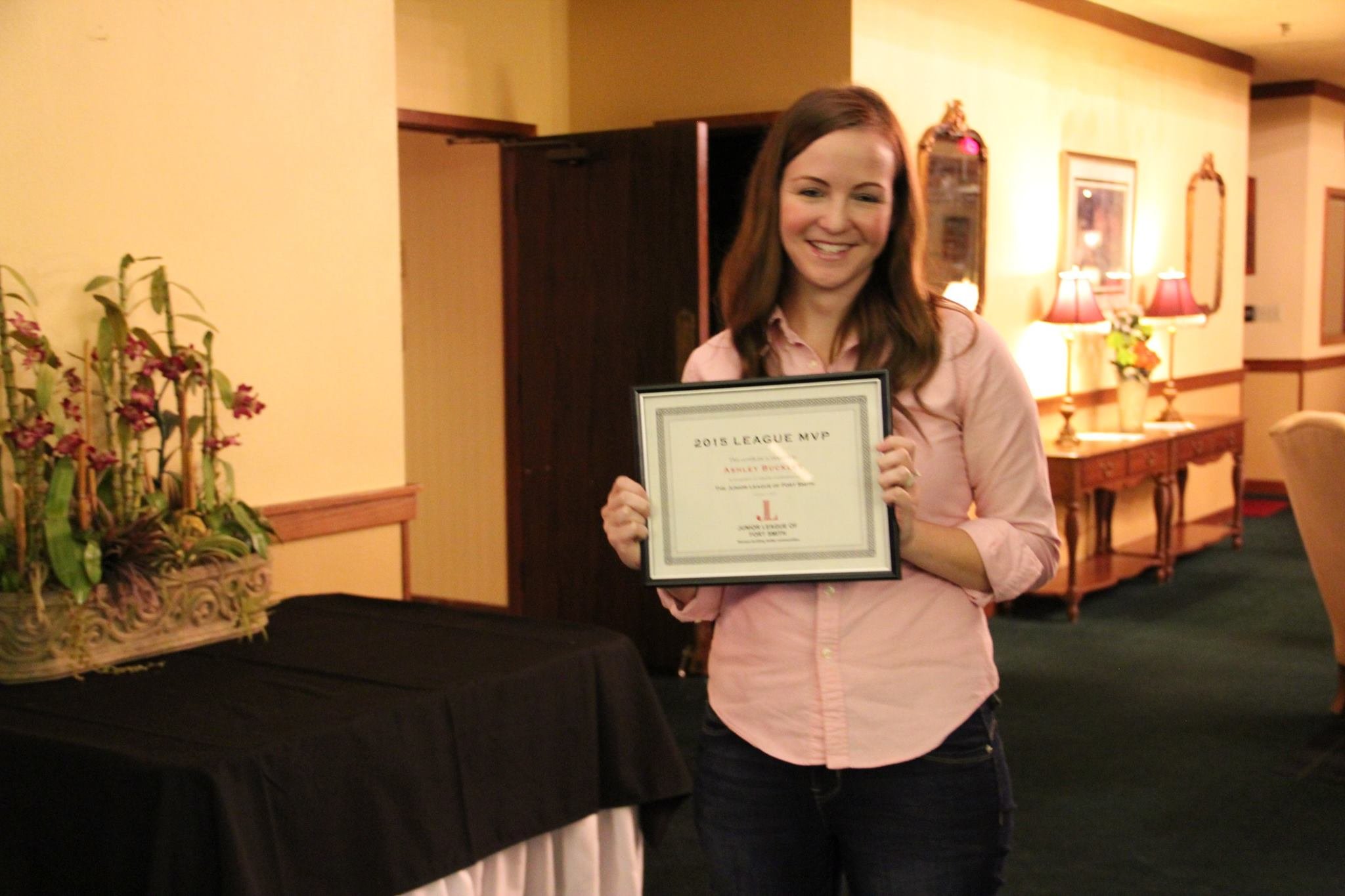 Junior League MVP for service in the Community Impact Council