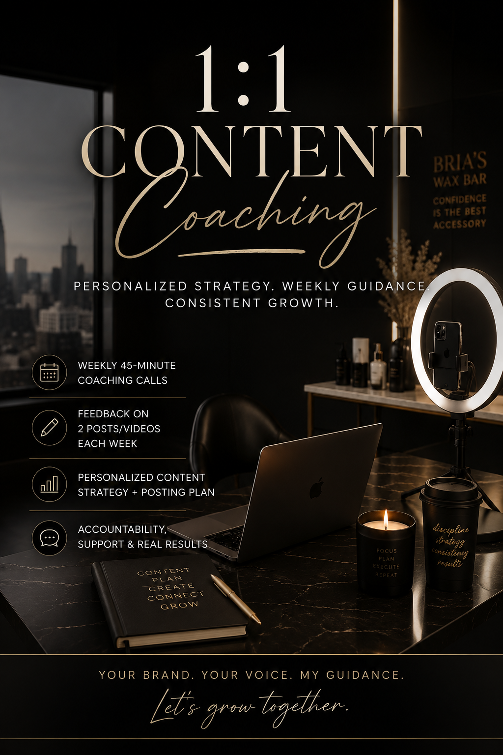 1 on 1 Content Coaching
