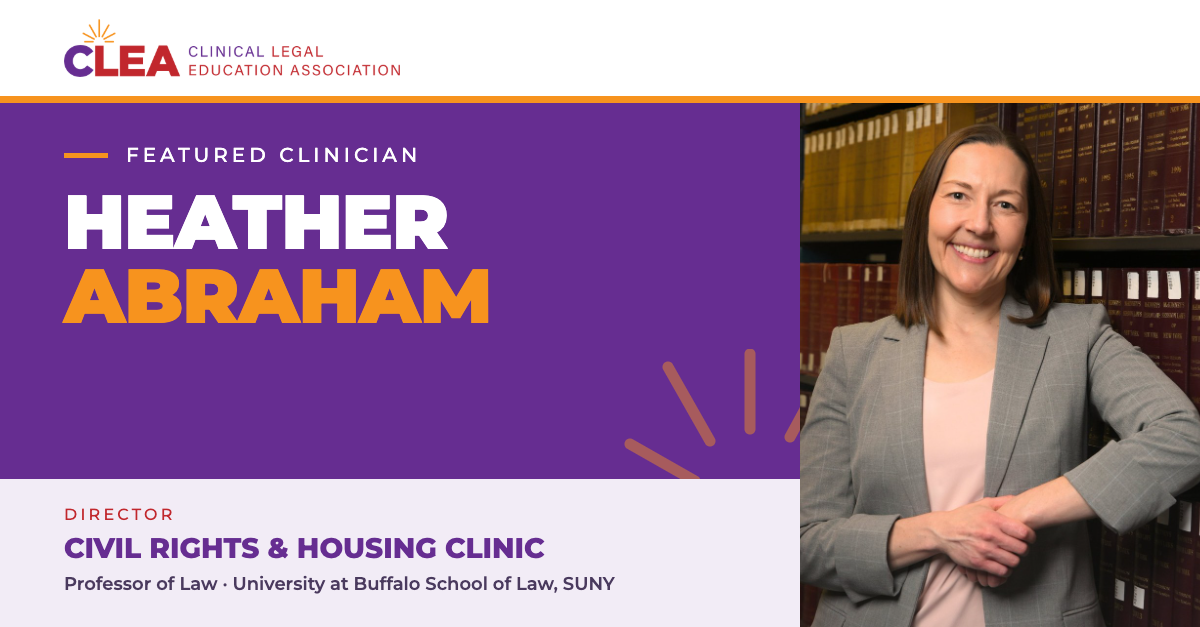 Featured Clinician: Heather Abraham, SUNY University At Buffalo Law School