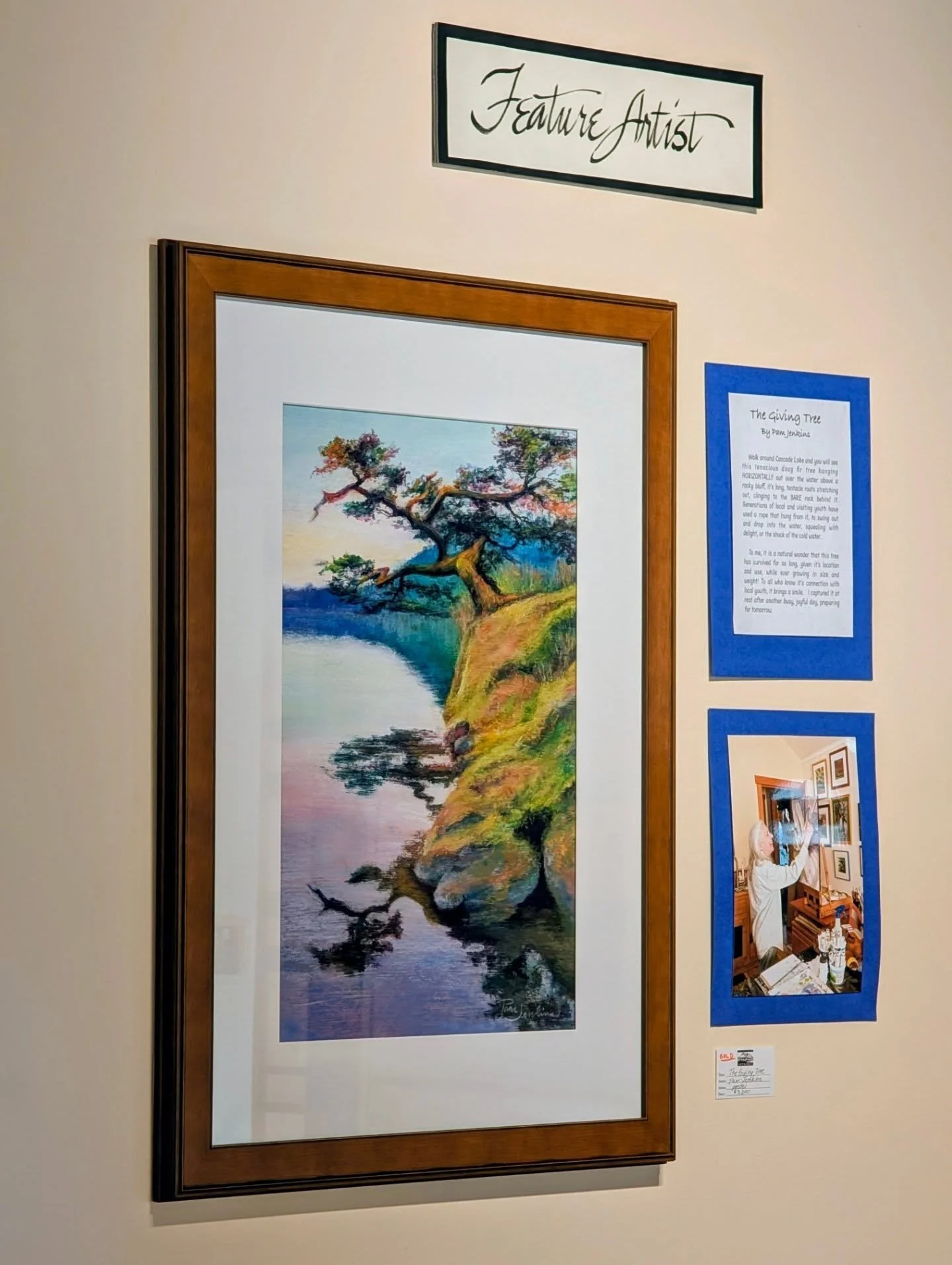 Out featured artist for October is Pam Jenkins and her amazing pastel piece entitled, &quot;The Giving Tree&quot; has SOLD! Come see it before it is taken to its new home! 

While you're in the gallery, enjoy allllllll the incredible artwork by @artw