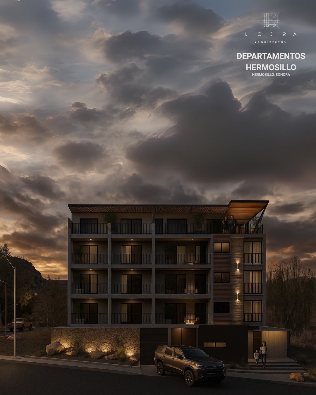 Hermosillo, Sonora | 2021
Un edificio de vivienda plurifamiliar que nace de la necesidad de una zona urbana en crecimiento pero con los retos de vivir en una zona desertica con una mirada contempor&aacute;nea.

Buscamos un equilibrio entre l&iacute;n