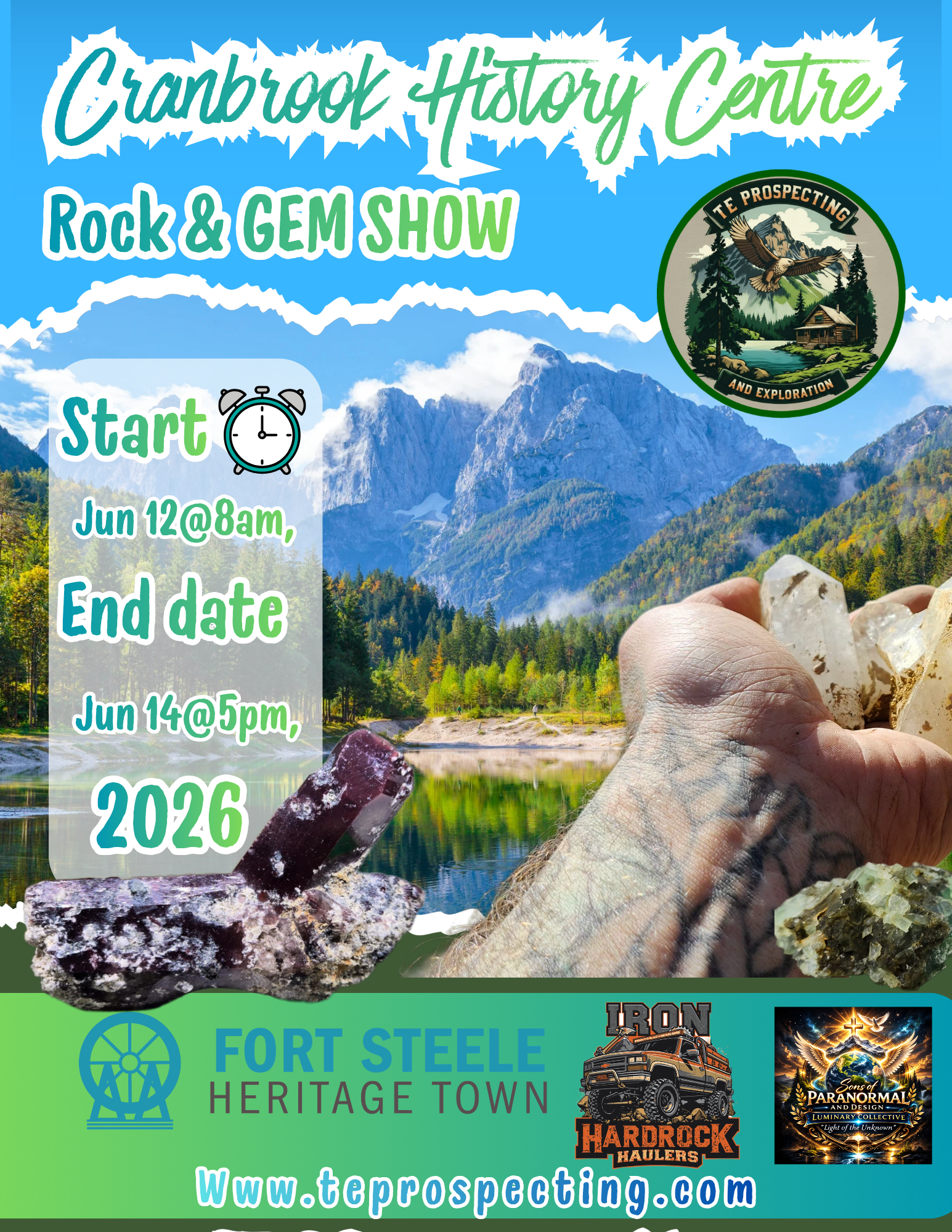 Cranbrook History Centre Rock & Gem Show 2026 | TE Prospecting & Exploration News