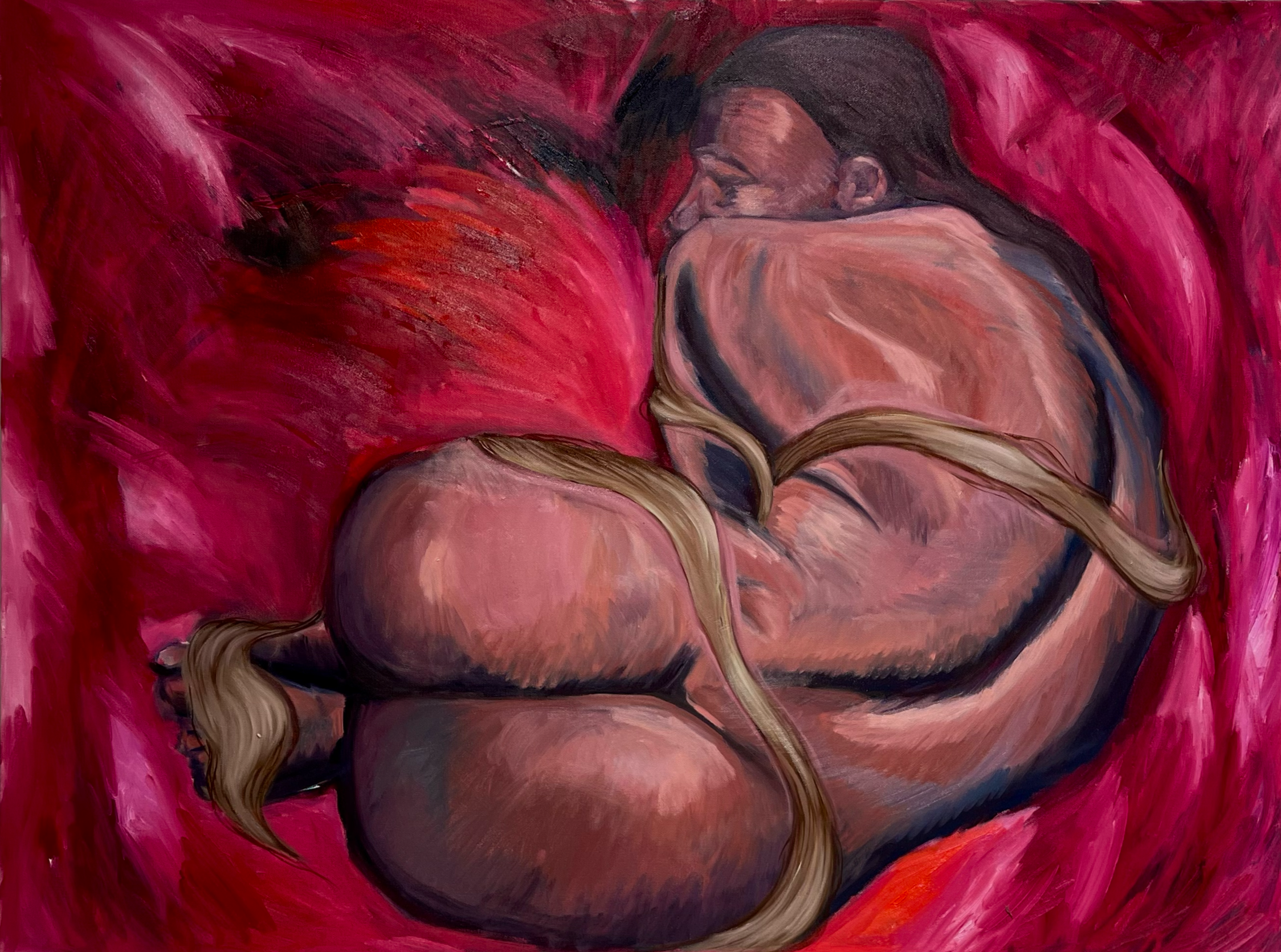 Tangled Solace, oil on canvas, 24in x 30in, 2026