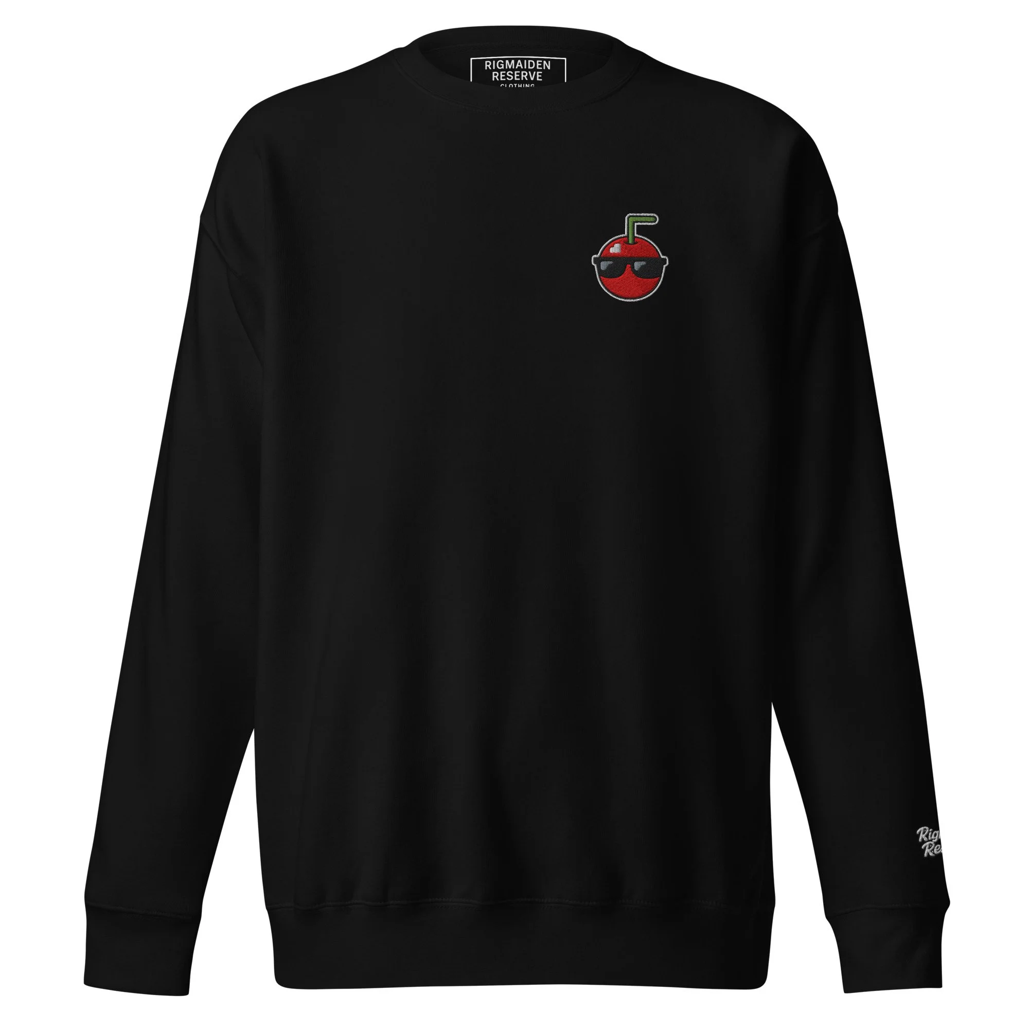 Cherry Bomber Embroidered Premium Sweatshirt