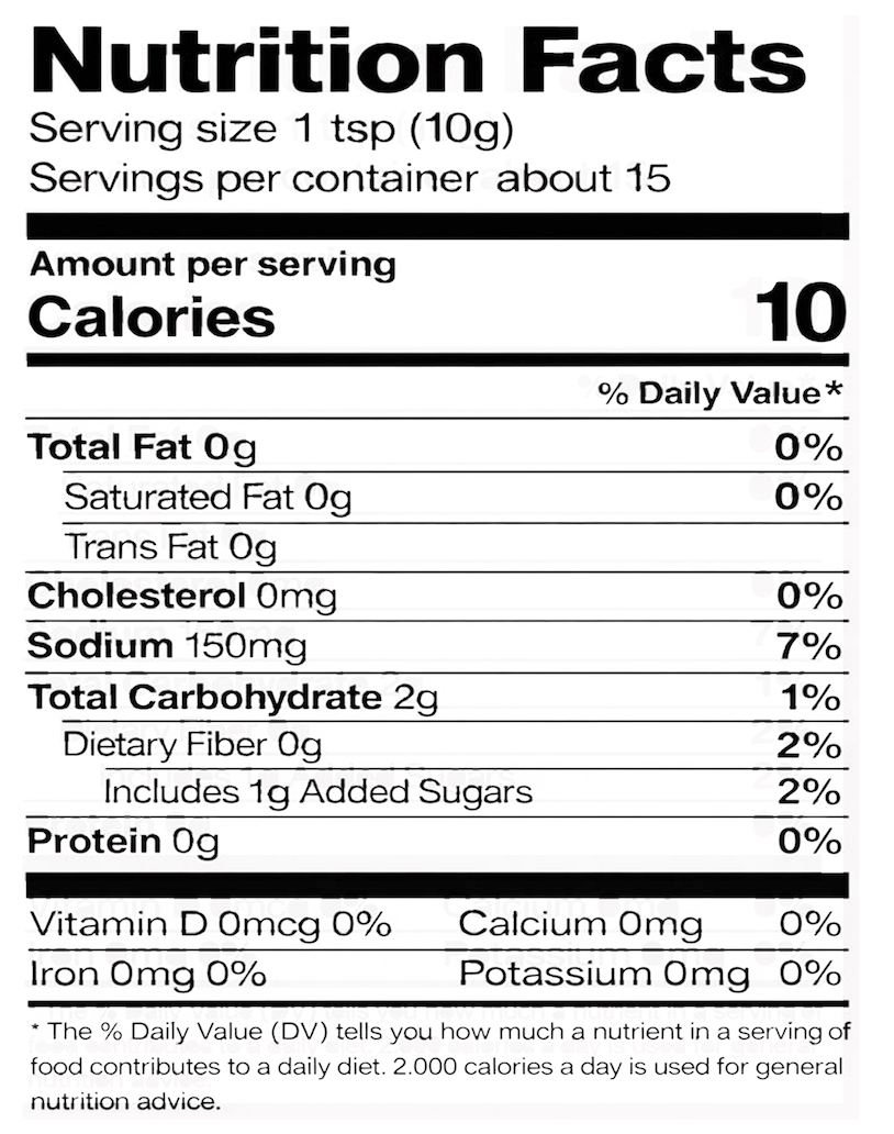 Nutrition Info Cherry Bomber #4