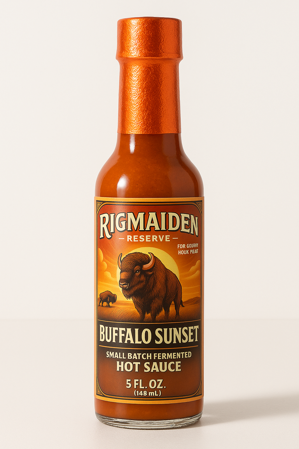 Buffalo Sunset 5oz. Hot Sauce Bottle