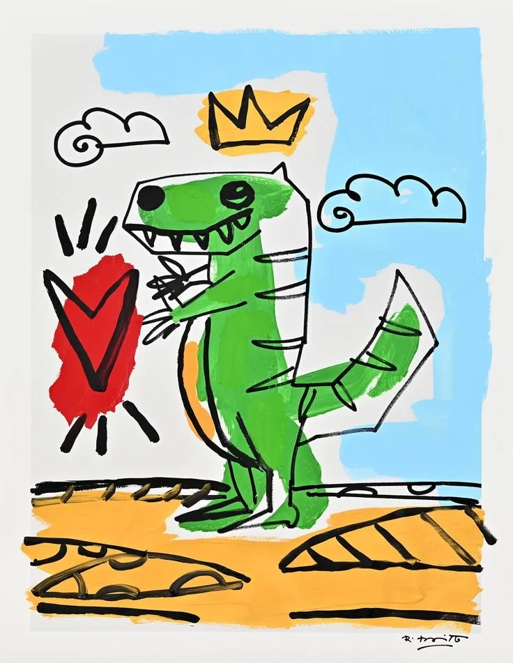 WEEK 8 | Jurassic Art - Art Class