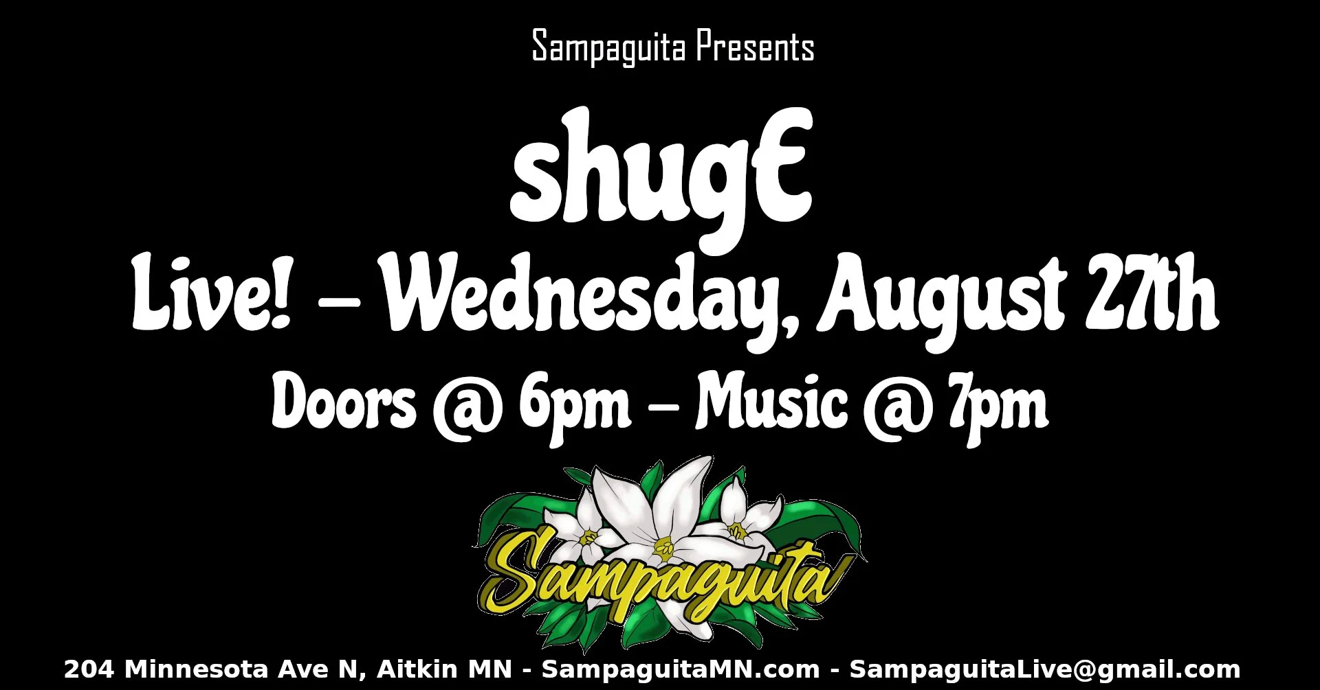 shugE - Live at Sampaguita