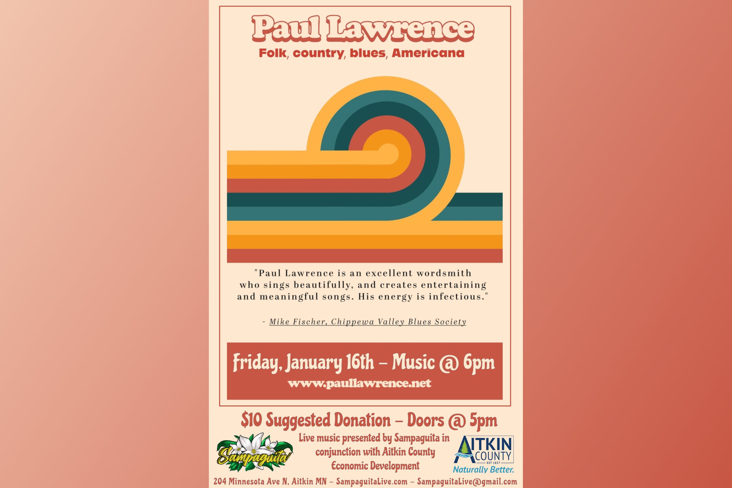 Paul Lawrence - Live at Sampaguita!