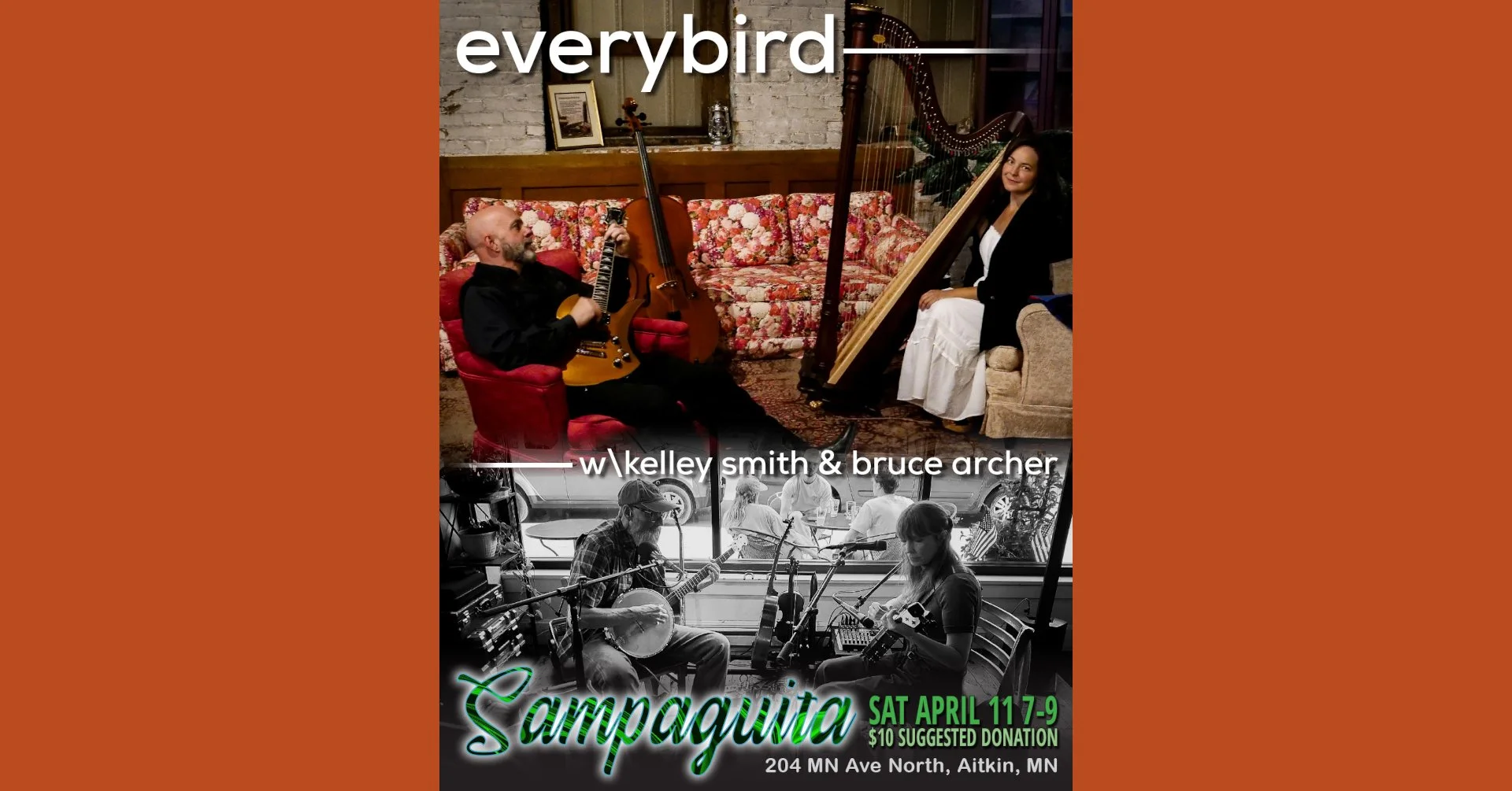 everybird w\ Kelley Smith and Bruce Archer - Live at Sampaguita