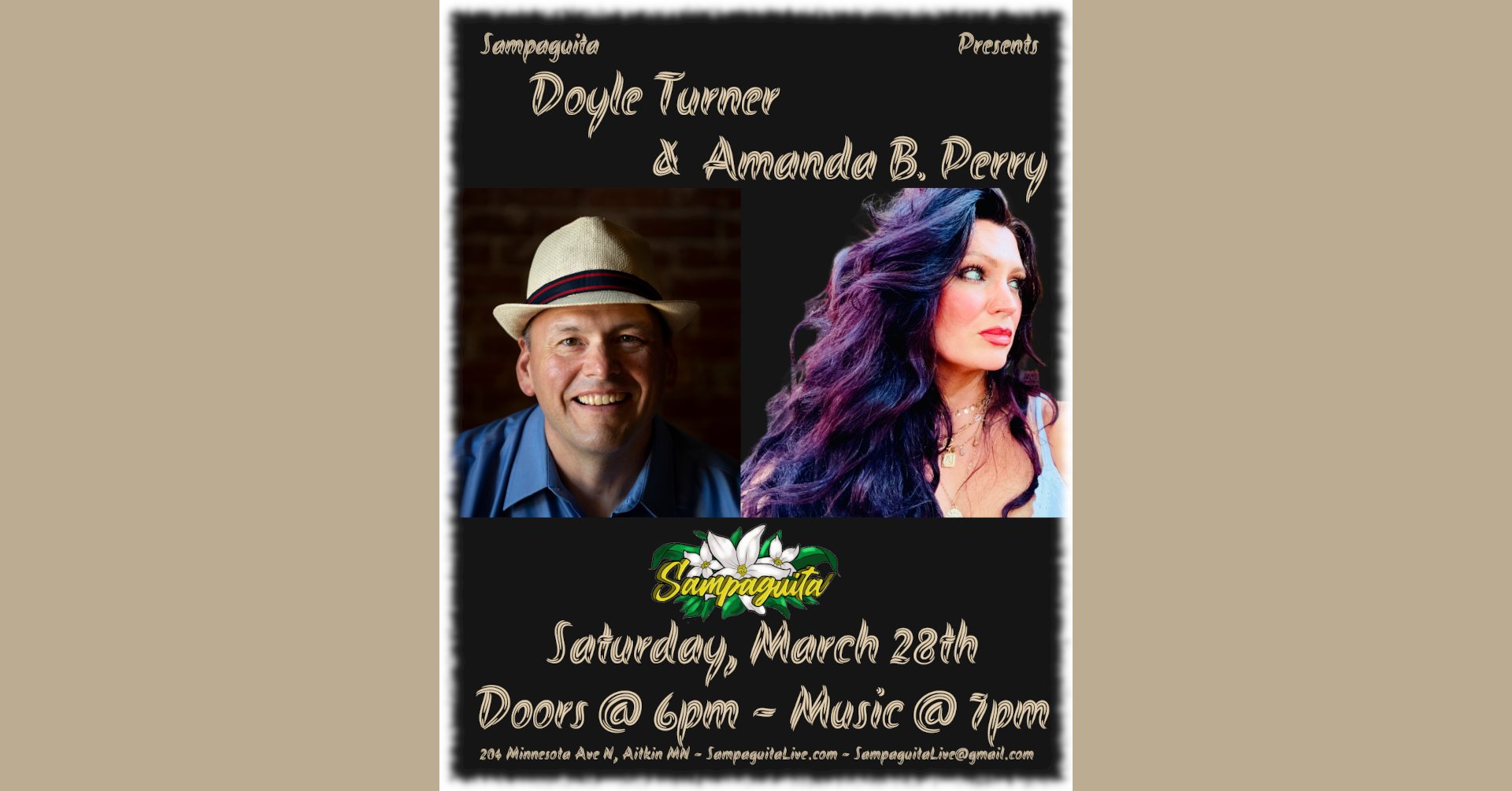 Doyle Turner and Amanda B. Perry - Live at Sampaguita