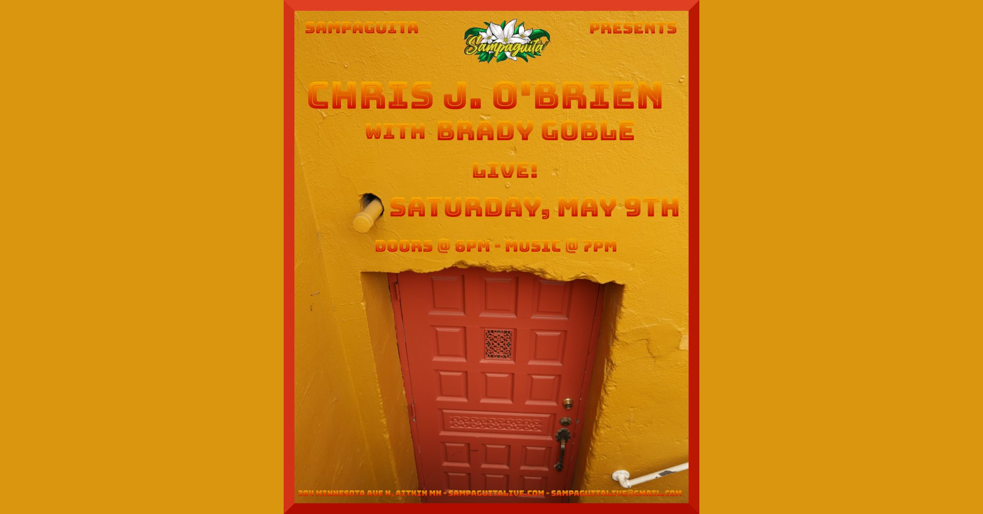 Chris O'Brien w/ Brady Goble - Live at Sampaguita