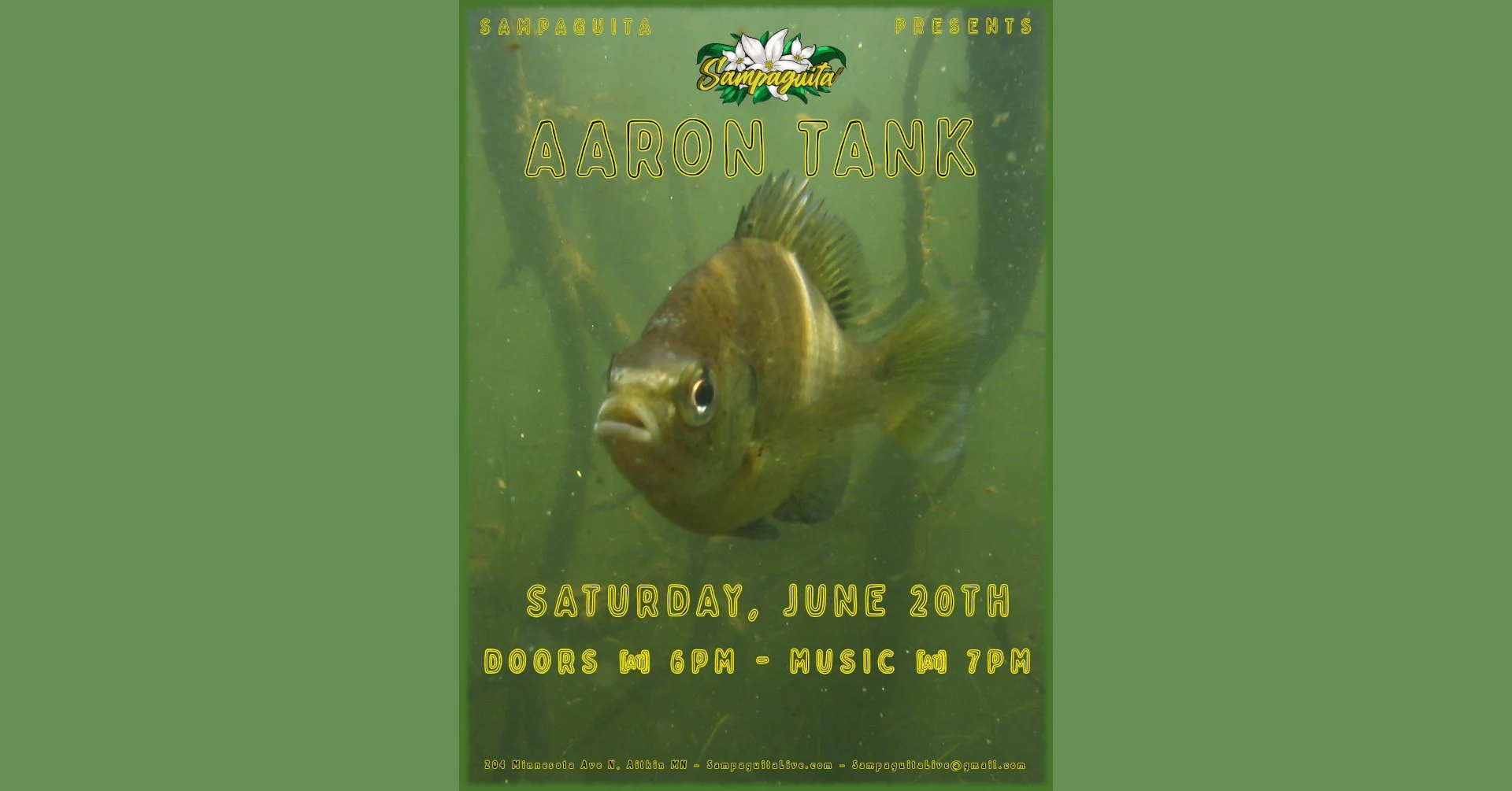 Aaron Tank - Live at Sampaguita