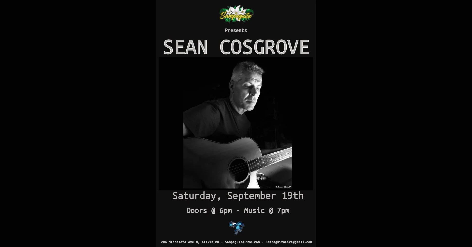 Sean Cosgrove - Live @ Sampaguita - A Special Solo Show