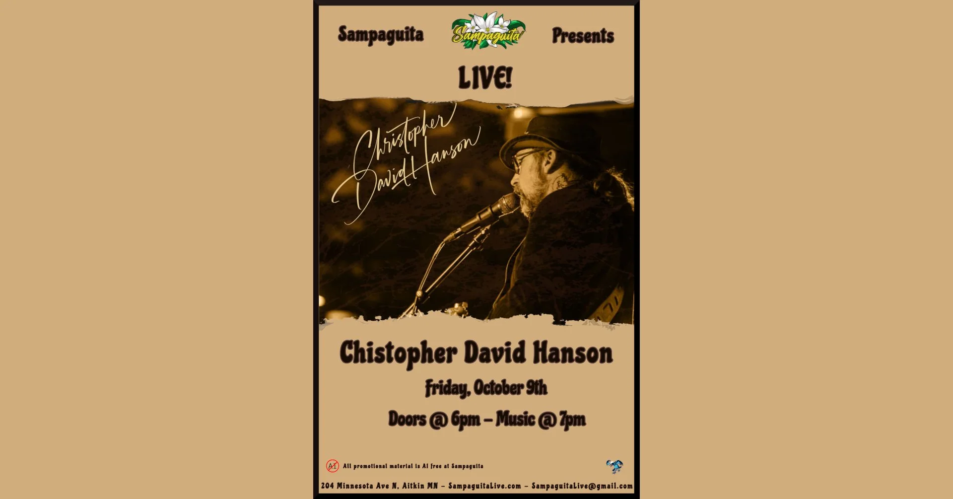 Christopher David Hanson - Live at Sampaguita
