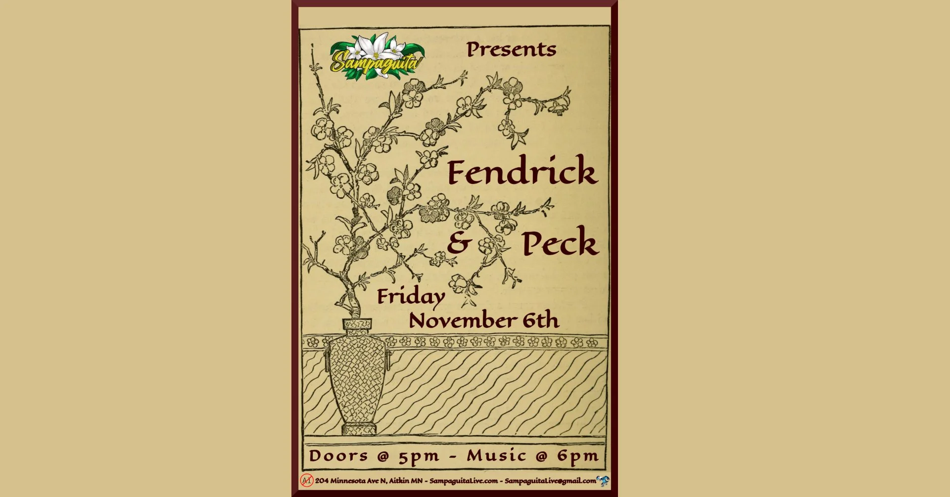 Fendrick & Peck - Live at Sampaguita