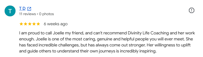 Divinity Life Coaching Review T D