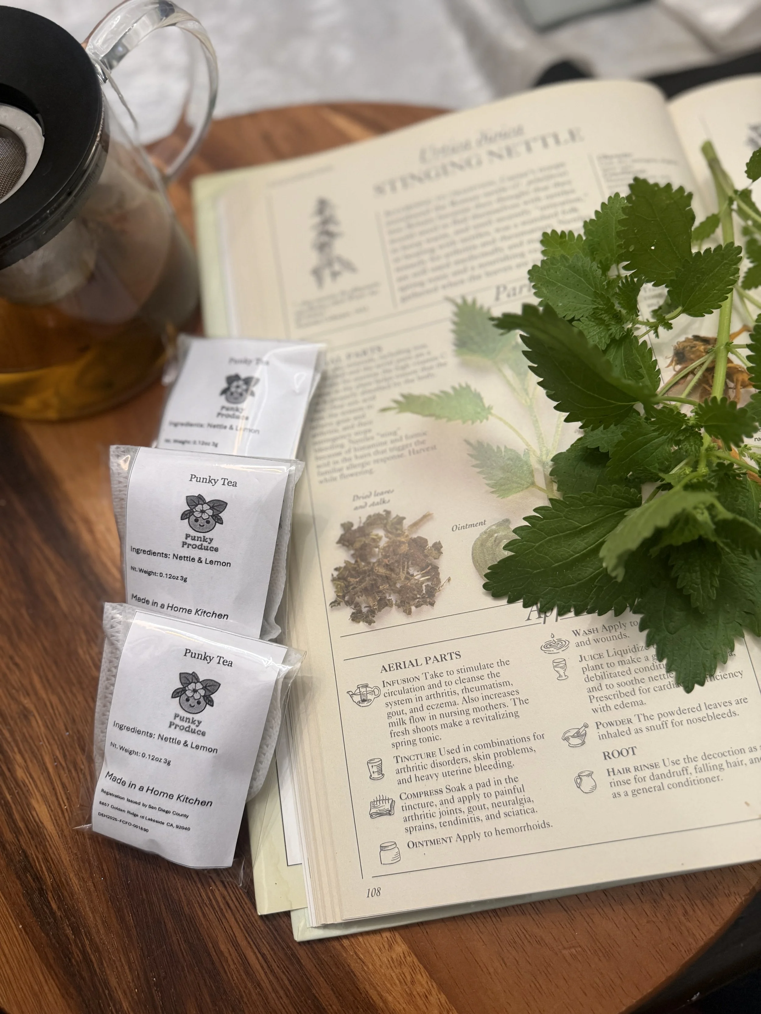 Nettle tea