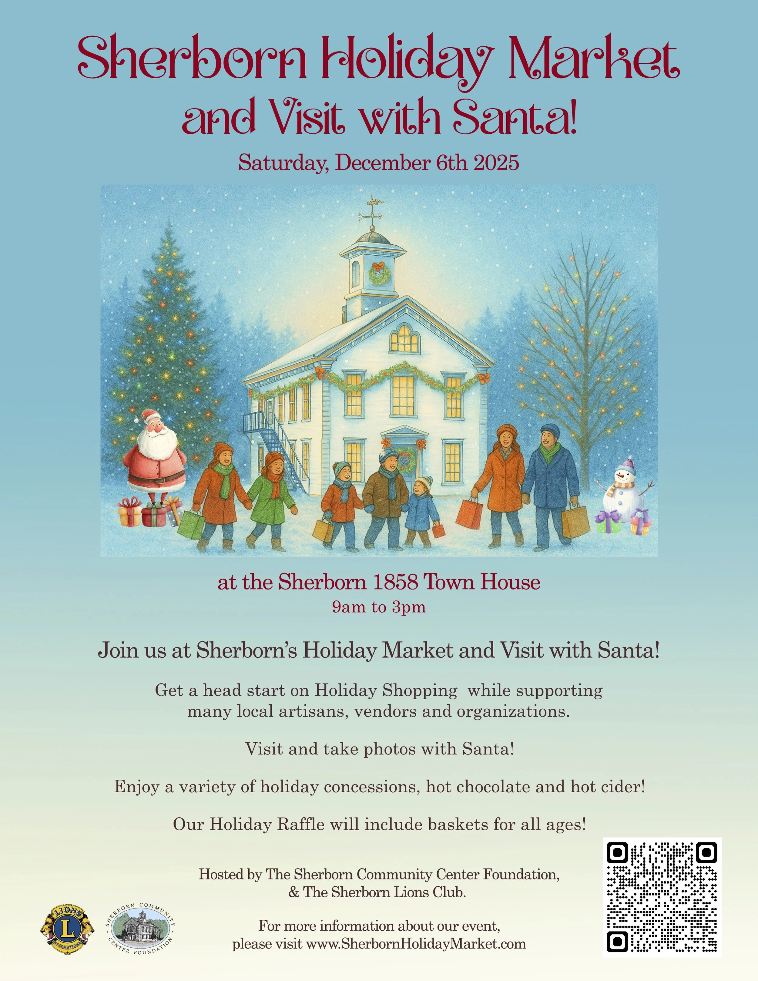 Holiday Market at the 1858 Town House