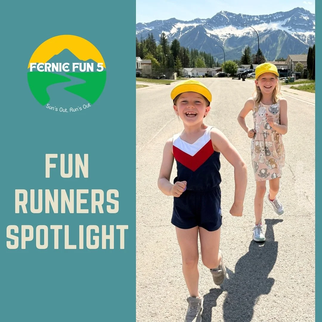 These two future finish-line legends (ages 7 and 8) are gearing up for the Fernie Fun 5 &mdash; and they&rsquo;re bringing all the energy!

&ldquo;We signed up because&hellip;&rdquo;
💬 &ldquo;Our mom signed us up.&rdquo;
💬 &ldquo;We heard there are