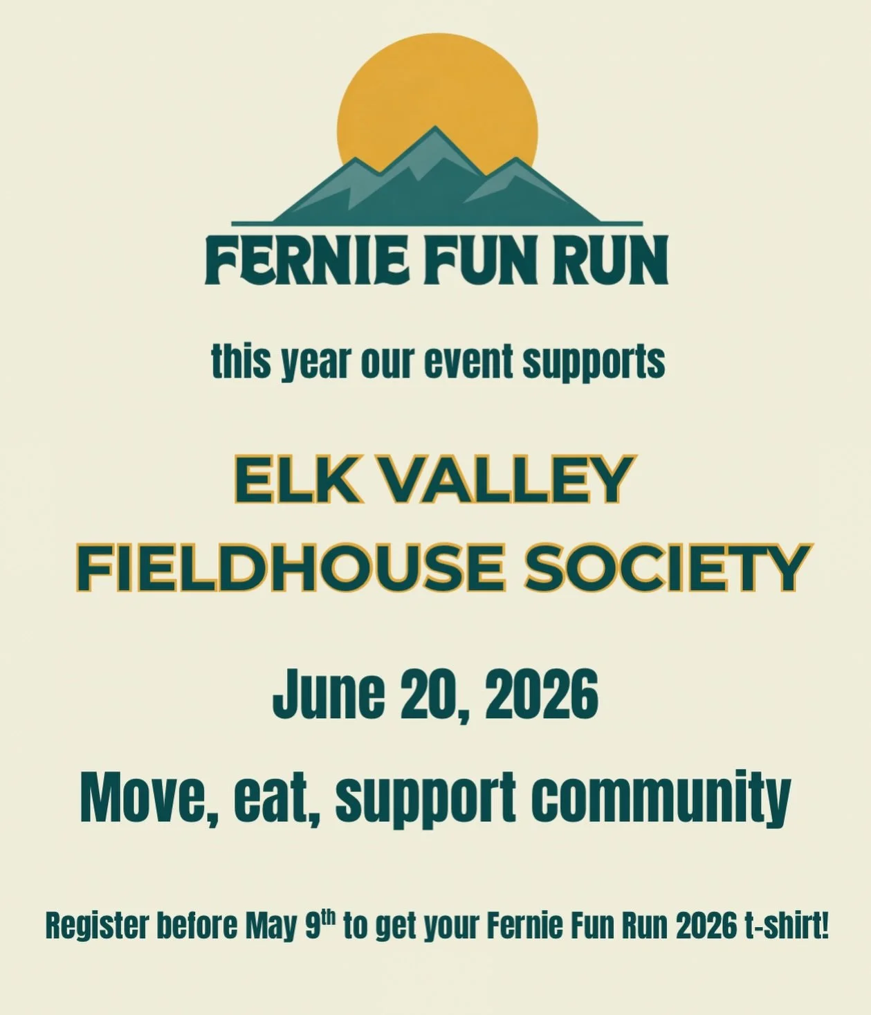 Deciding who to support this year was an easy choice - the Fernie Fun 5 is all about building up our community and we couldn&rsquo;t think of a more inclusive way to do it than the Elk Valley Field House Society!

Their mission is to create a year-ro