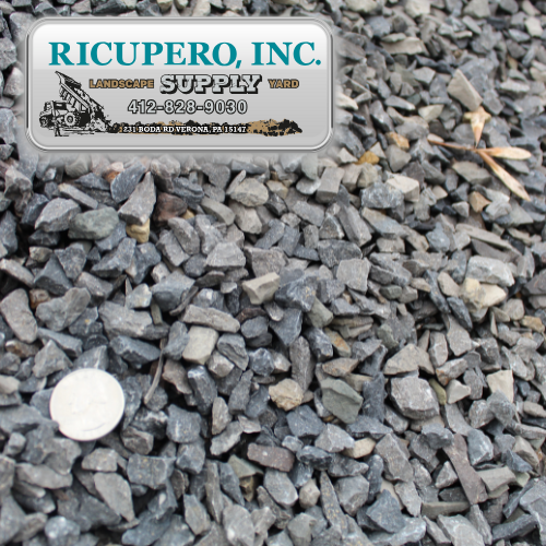 Pile of 1B limestone gravel at Ricupero Supply Yard