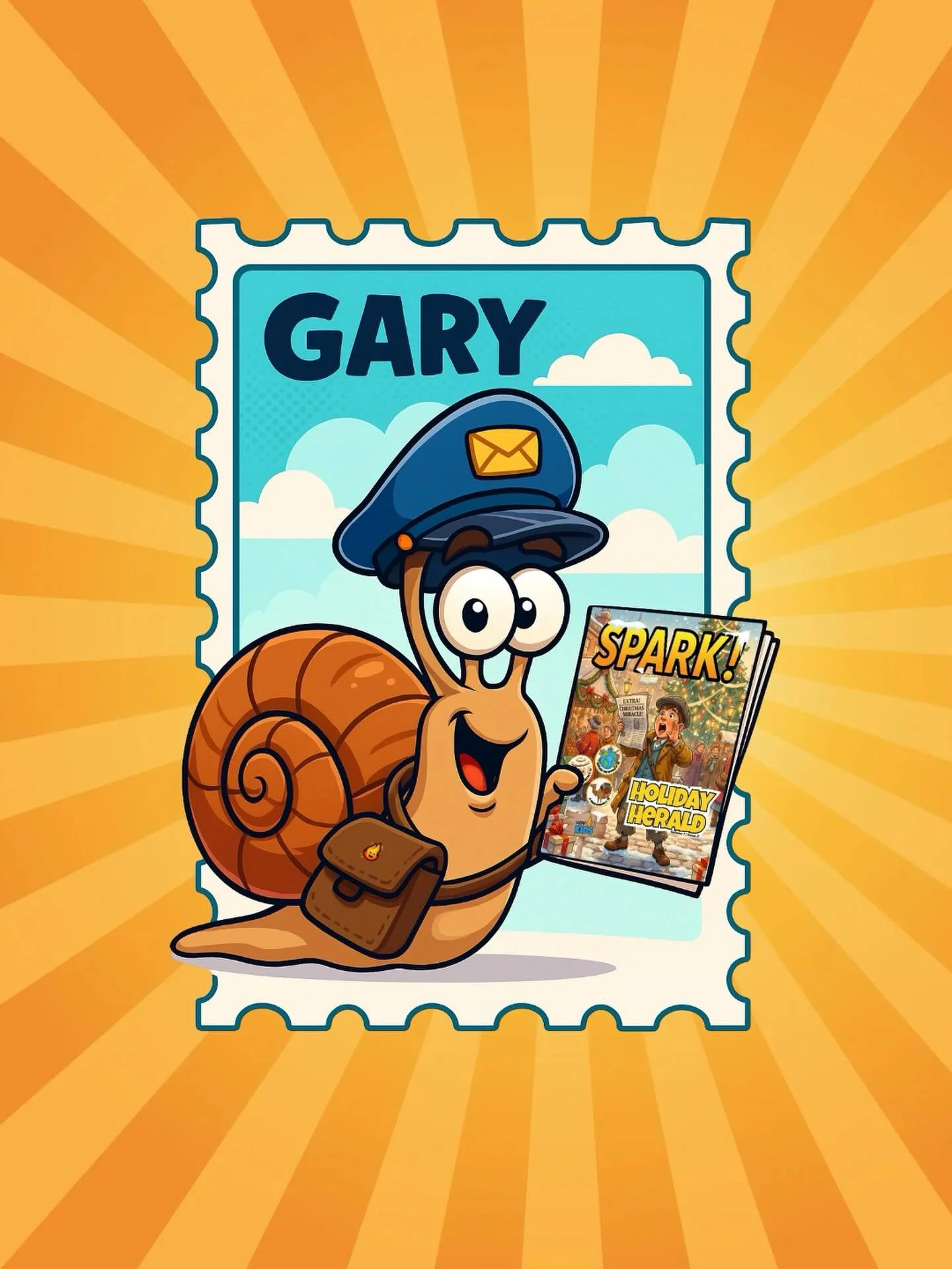 📬✨Hi, I&rsquo;m Gary your friendly mailman!
Don&rsquo;t you worry, Sparklers and fam &mdash; I&rsquo;ve got your copies of Issue 3 right here, and I can&rsquo;t wait to get them to you! 💌
You can always count on me to deliver with SPEED and accurac