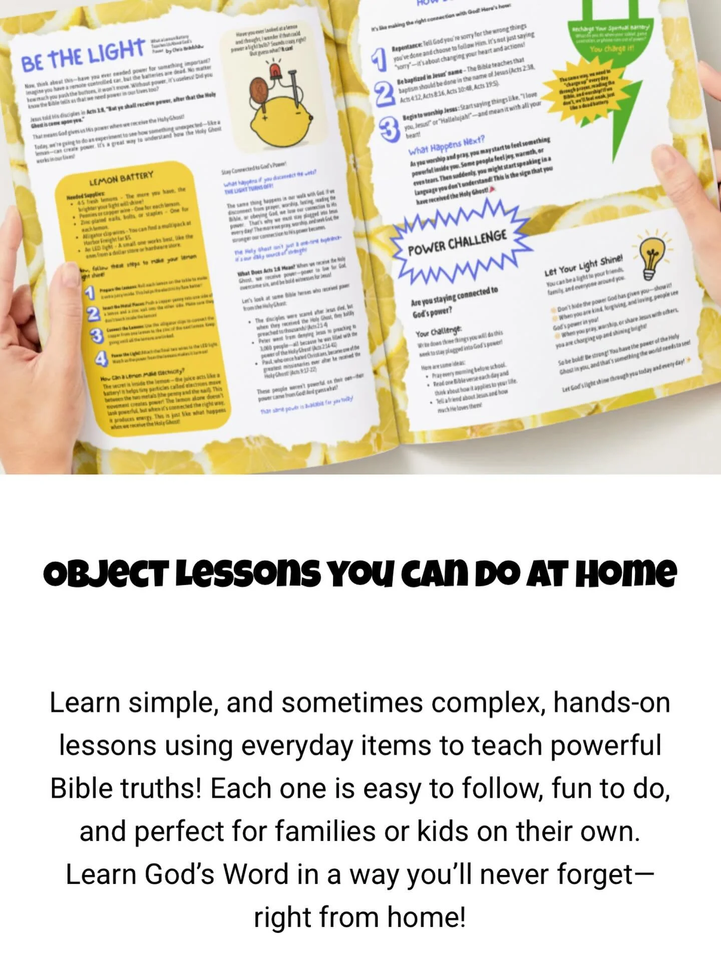 Don&rsquo;t be bored at home, grab your SPARK! Magazine and try an at-home object lesson!
Hands-on learning, tons of fun, and a powerful takeaway for all ages.
Perfect for a family night activity!

📸 Don&rsquo;t forget to snap a photo and tag us!

#