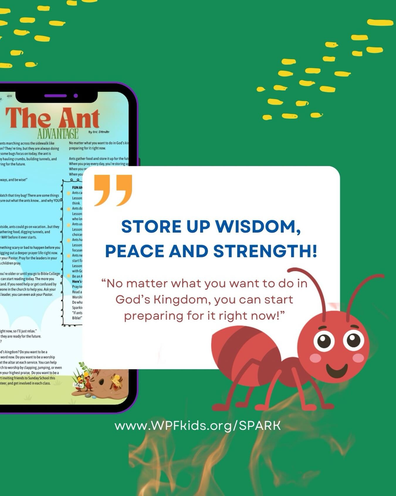 🌱✨ Growing in God &mdash; SPARK! Magazine Issue 4 is sprouting!
From the pages of SPARK! Magazine, our newest edition is blooming with powerful articles and fun activities to help kids grow deeper in their walk with God. 🌼📖
Tell a friend to subscr