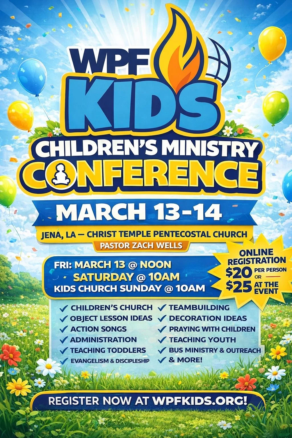 WPF Children’s Ministry conference in Jena, LA
