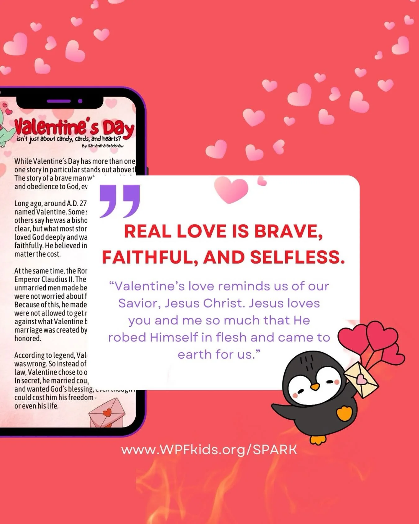 💕Do you know the history of Valentine&rsquo;s Day?
It&rsquo;s not really about flowers, lollipops, cards, or finding the love of your life&hellip; 💌💐
It&rsquo;s another beautiful opportunity to remember the Greatest LOVE ever shown to mankind. ✝️❤