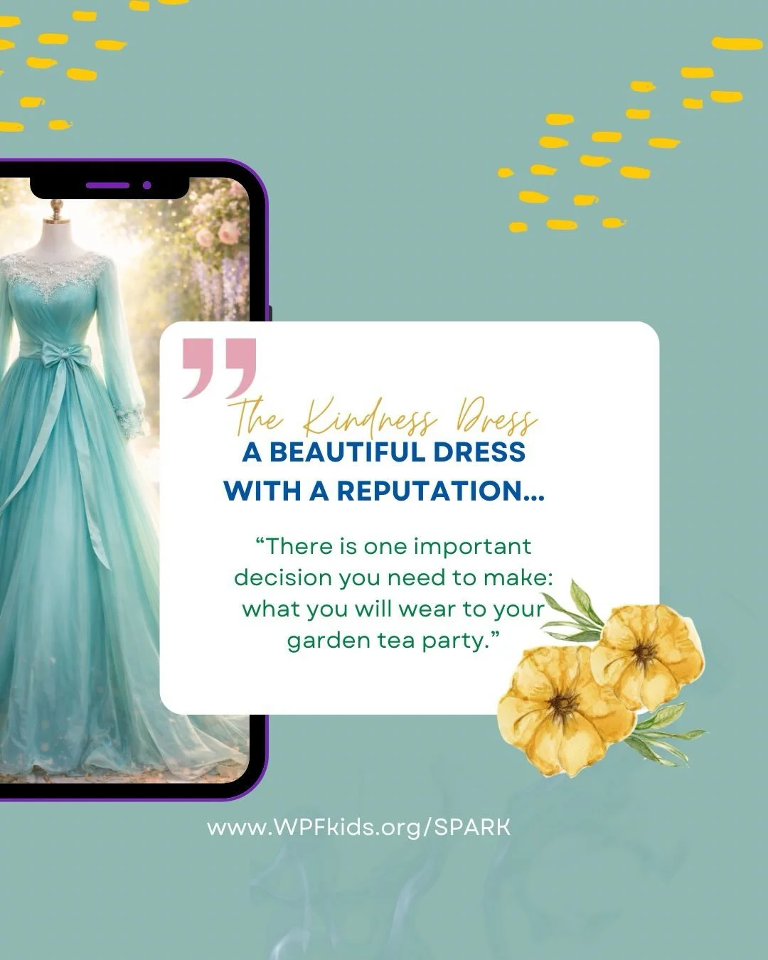 💛💐Who we are matters and what we allow to take up space in our hearts &ldquo;wardrobe&rdquo; matters even more! 

🌸What will you wear to the garden party? 

📖Be sure to check out this article in Volume 2, Issue 1 &ldquo;Growing in God&rdquo; 🌱

