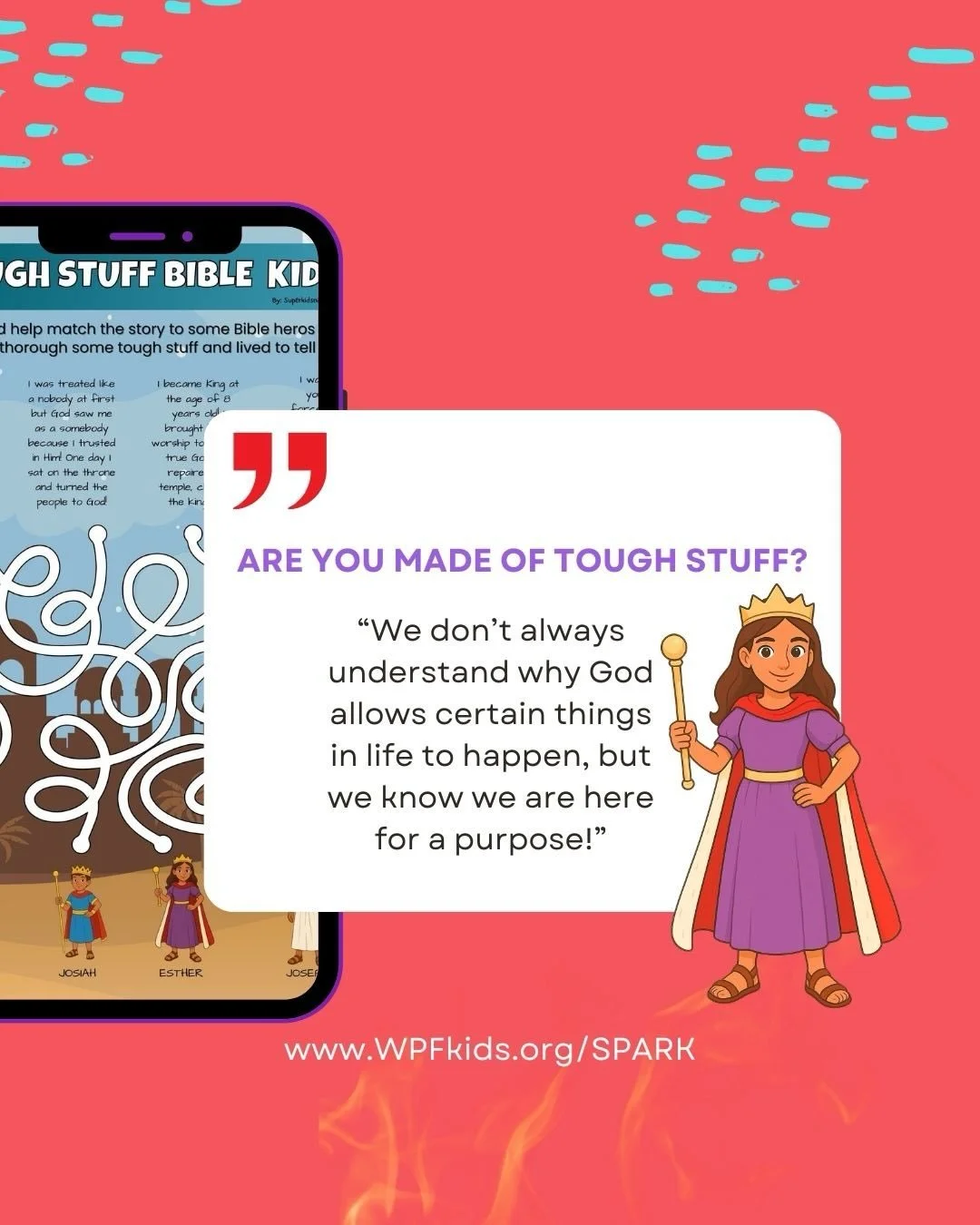 Some Bible heroes, young and old, were chosen to go through some tough stuff, and they lived to tell about it! 💪📖
The truth is, you are no different than these historic Bible heroes. Today, God still chooses strong soldiers to walk through difficul