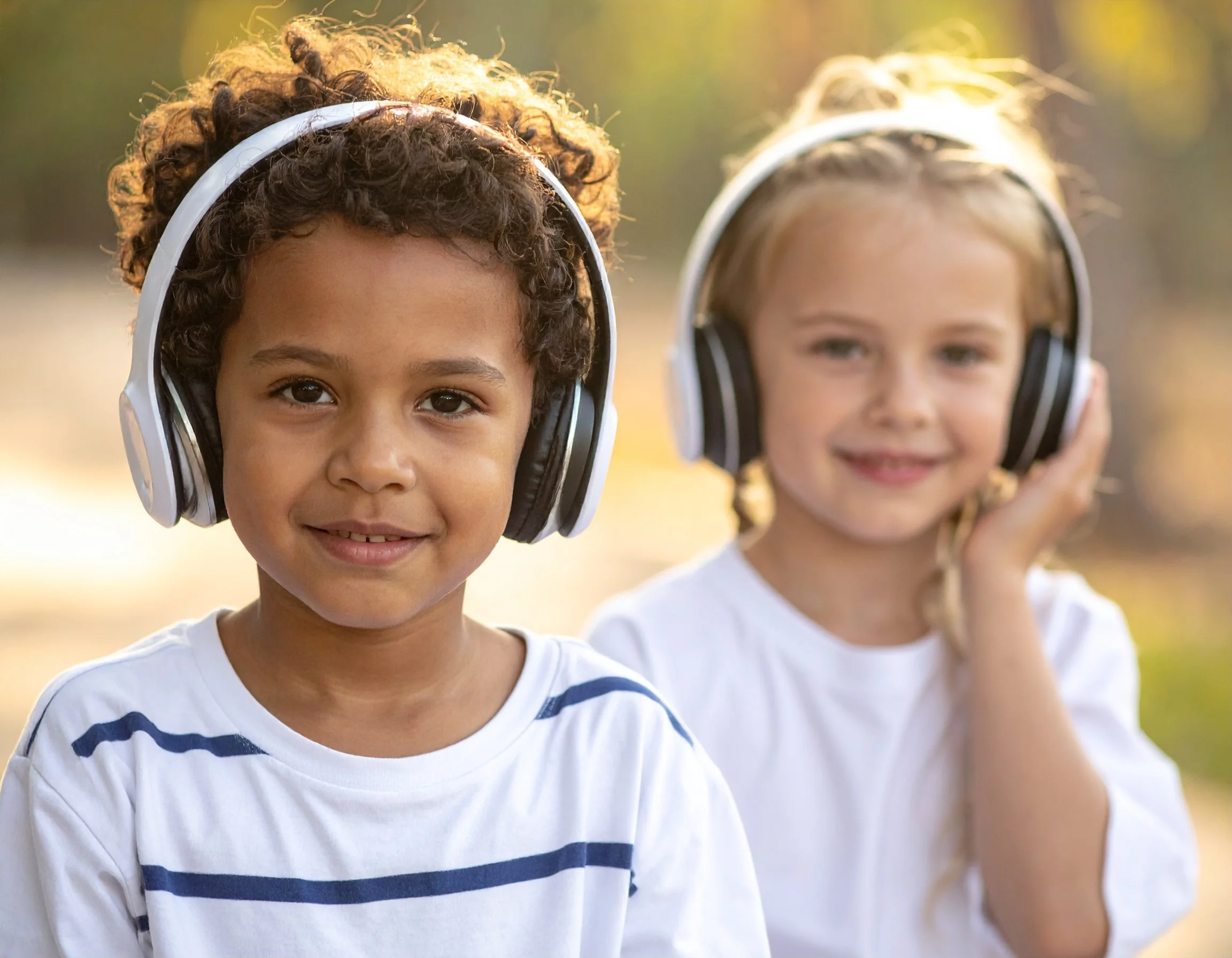 Firefly_picture of a kids wearing long sleeves listening to a podcast... 562453.jpg