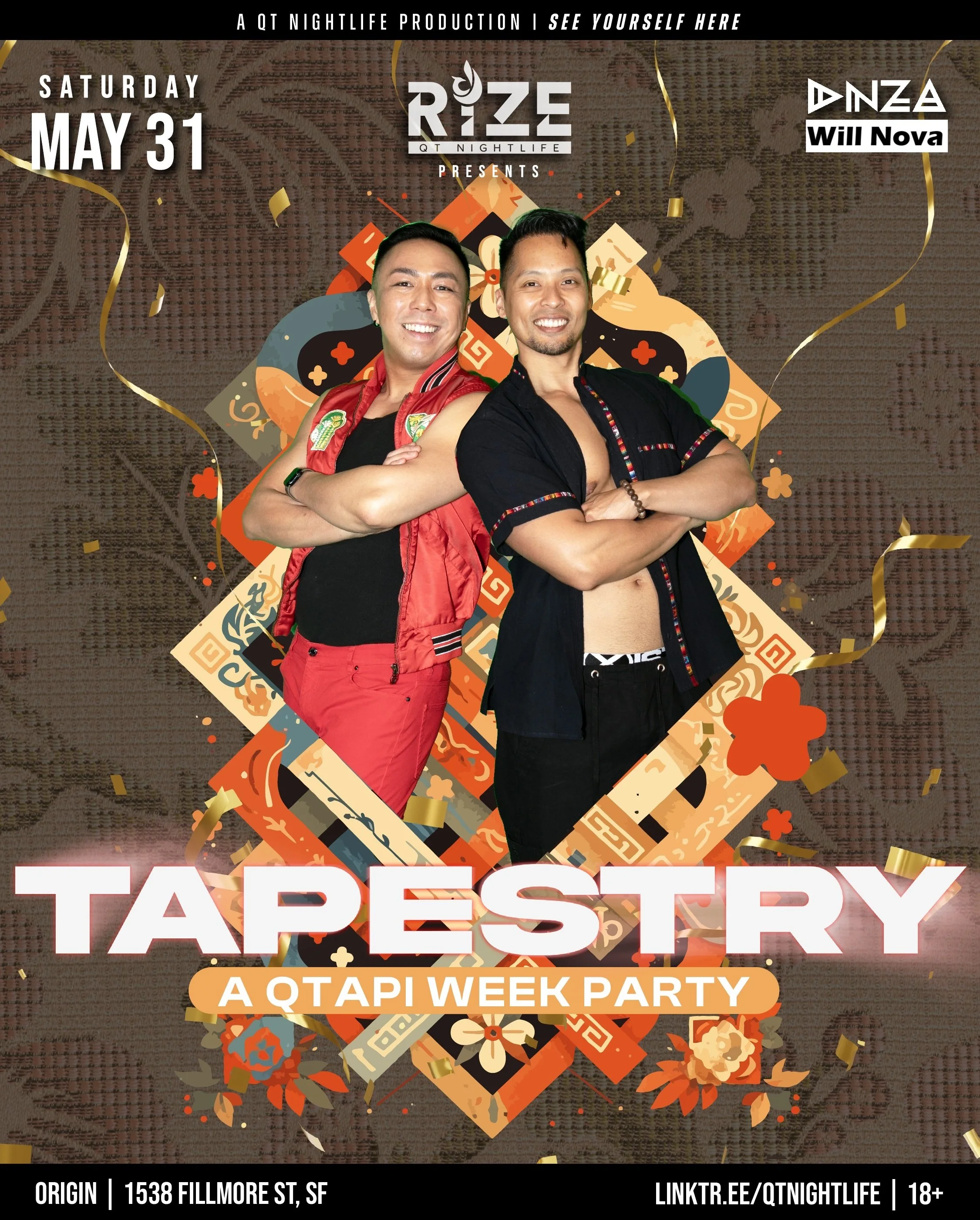 QT Nightlife Presents: RIZE SF | Tapestry