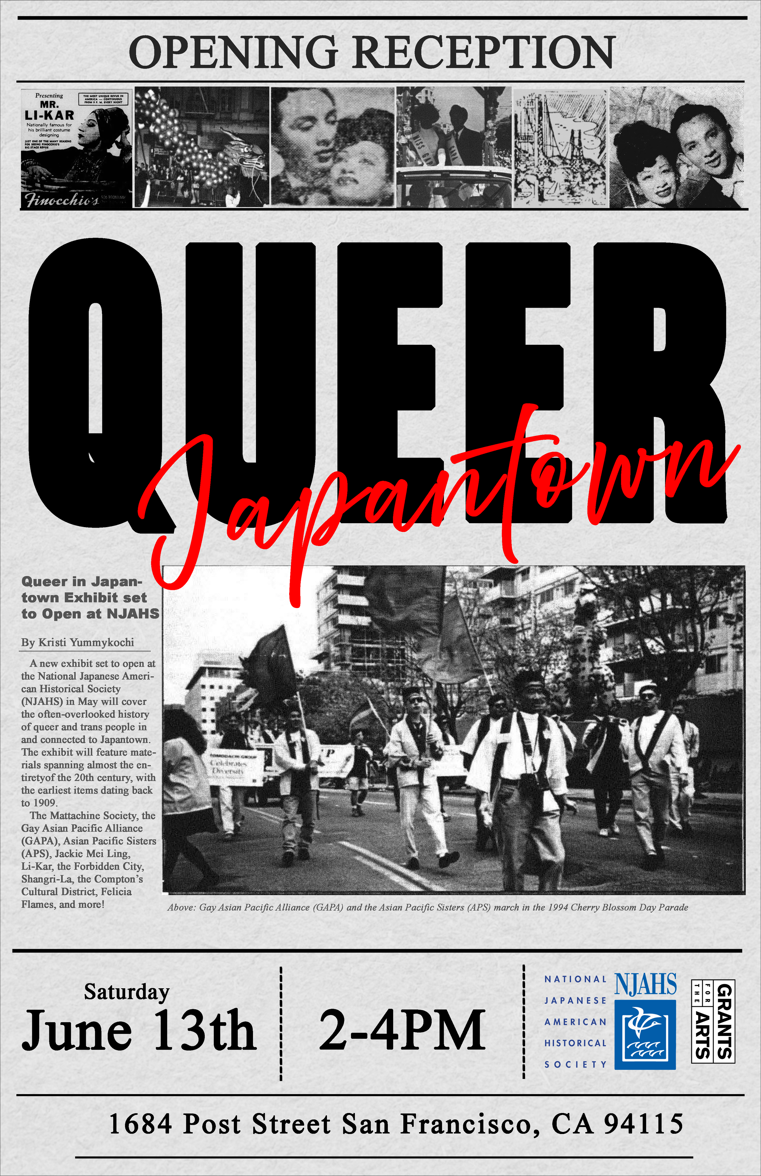 “Queer Japantown” Exhibit Reception