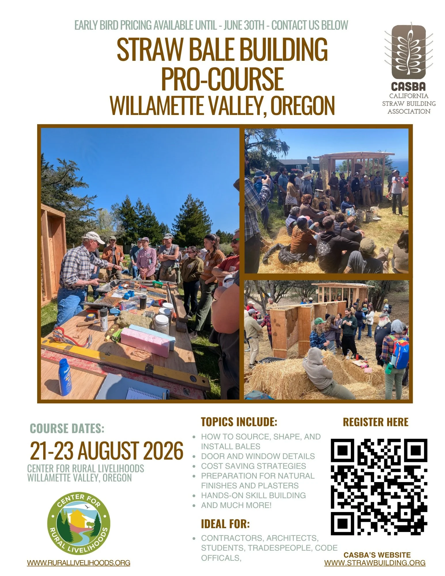 Straw Bale Building Pro Course