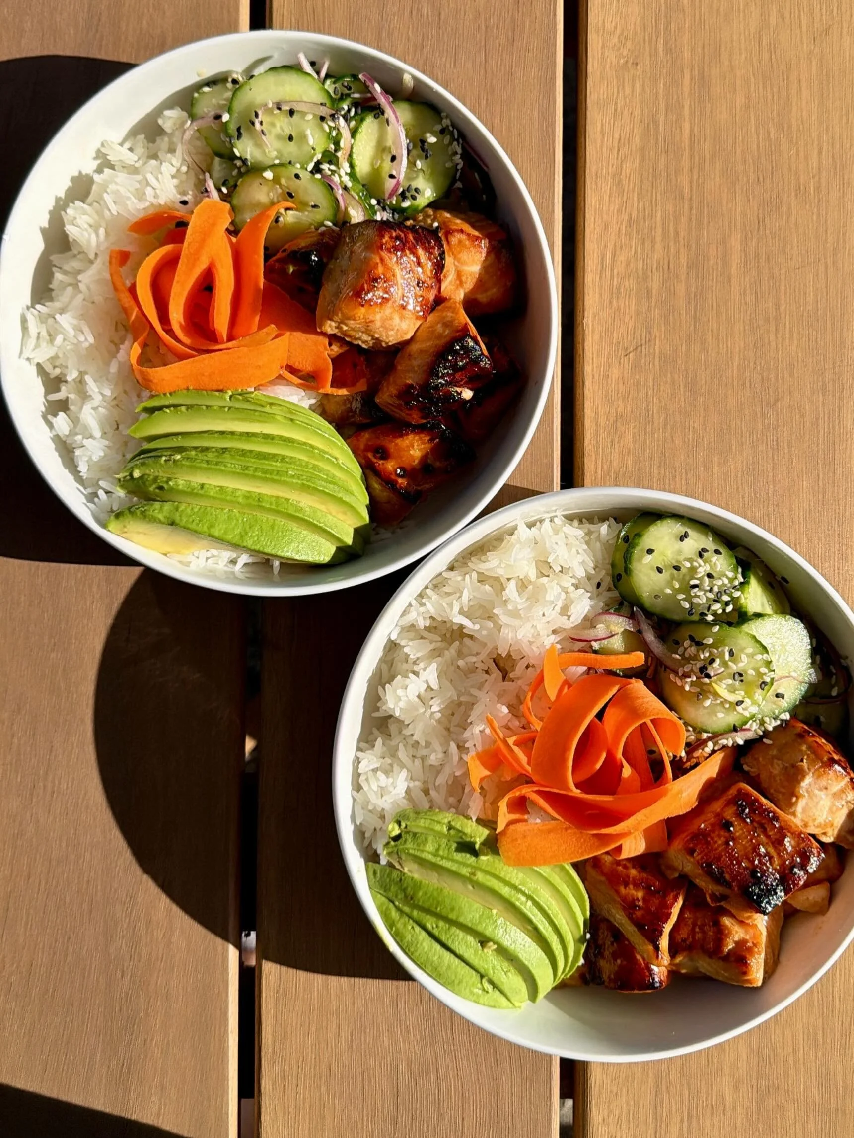 Summer lunch bowls ✨

#privatechef #privatecheflife #hamptons #nyc #salmonbowl